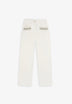 VELVET CHINO EMB PANT