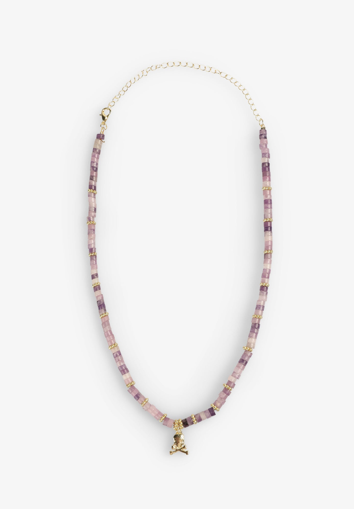 UNISKULL STONES NECKLACE