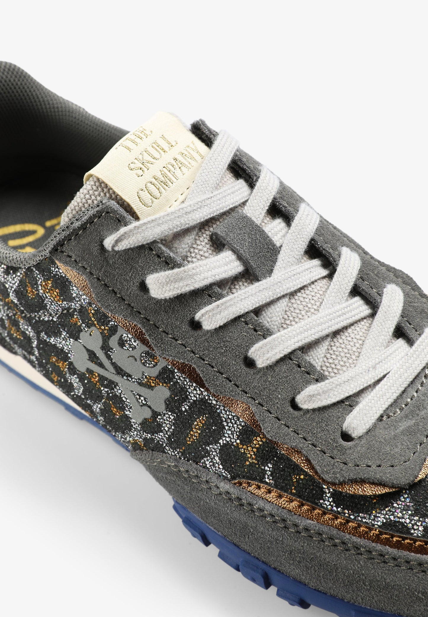 SNEAKER MIT ANIMALPRINT UND GEZAHNTER SOHLE