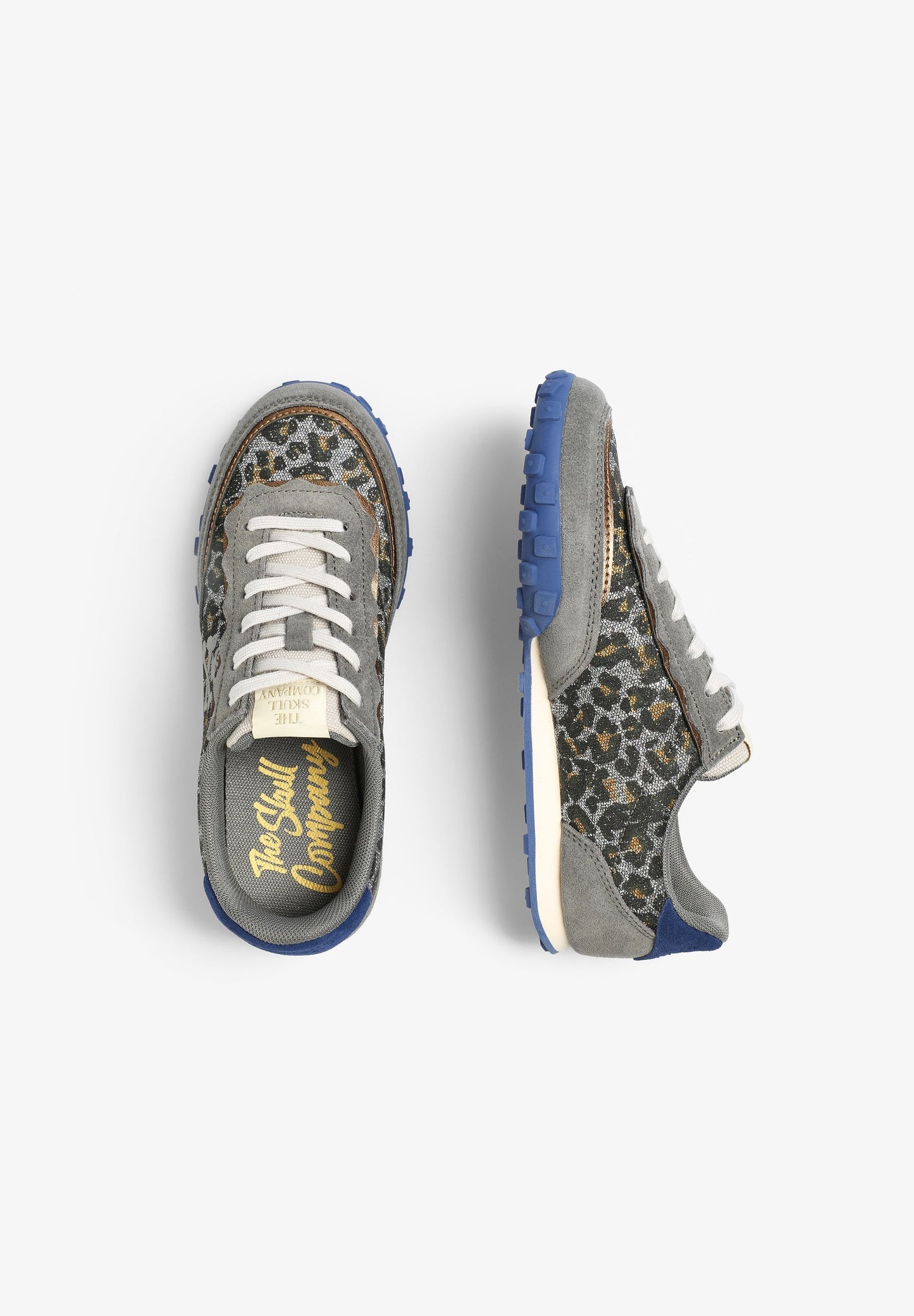 SNEAKER MIT ANIMALPRINT UND GEZAHNTER SOHLE