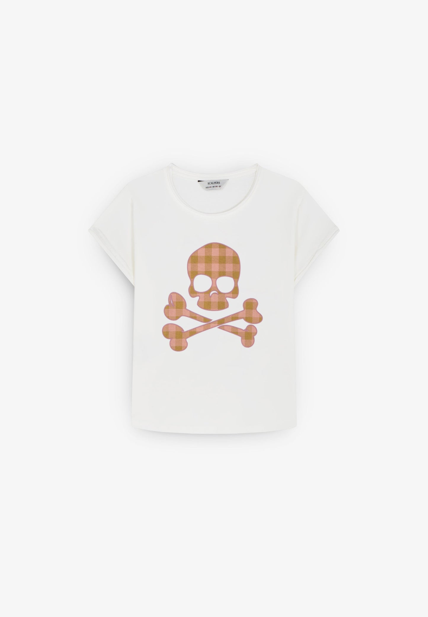 VICHY SKULL TEE GIRLS