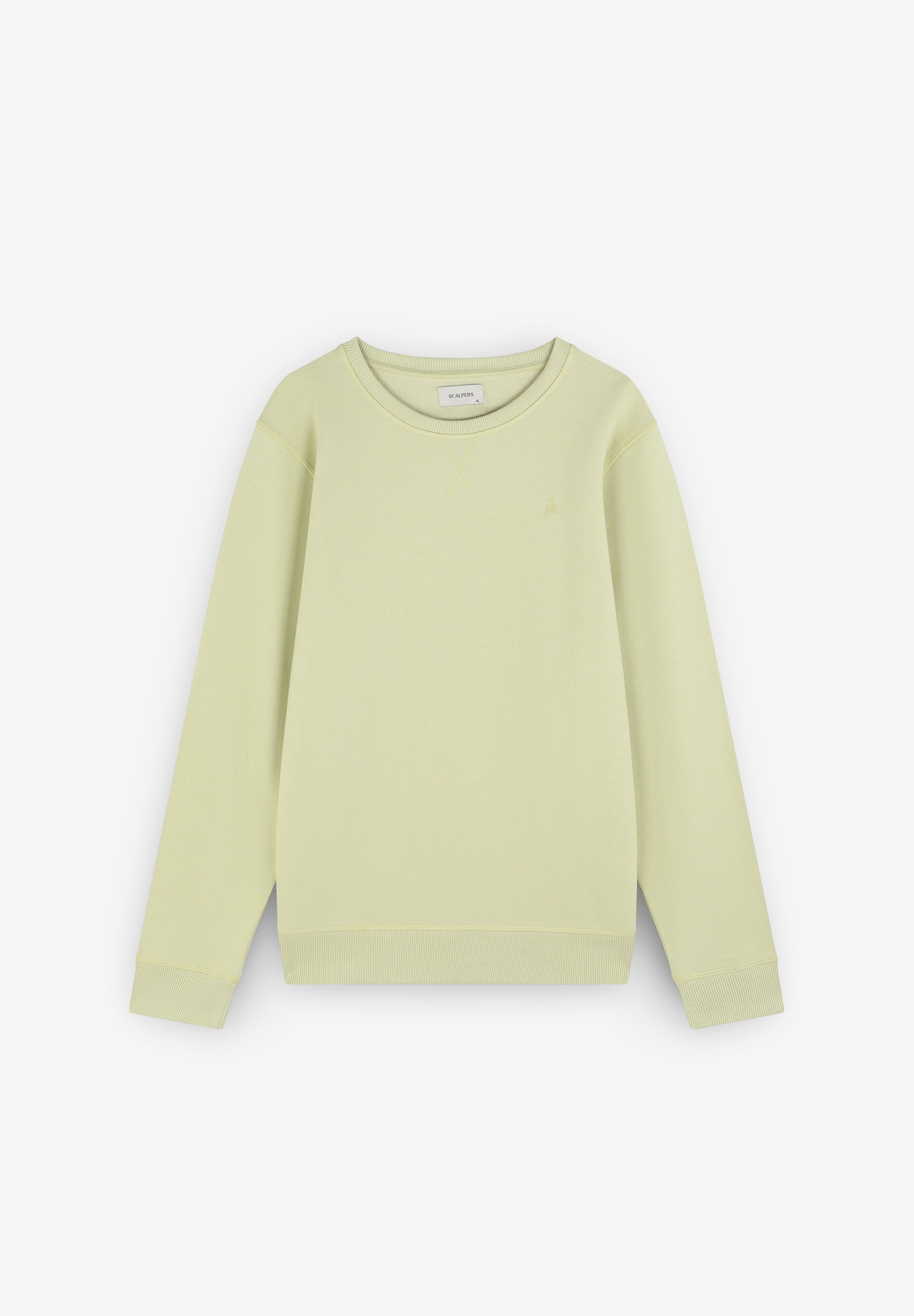 SWEATSHIRT BASIC TOTENKOPF-STICKEREI