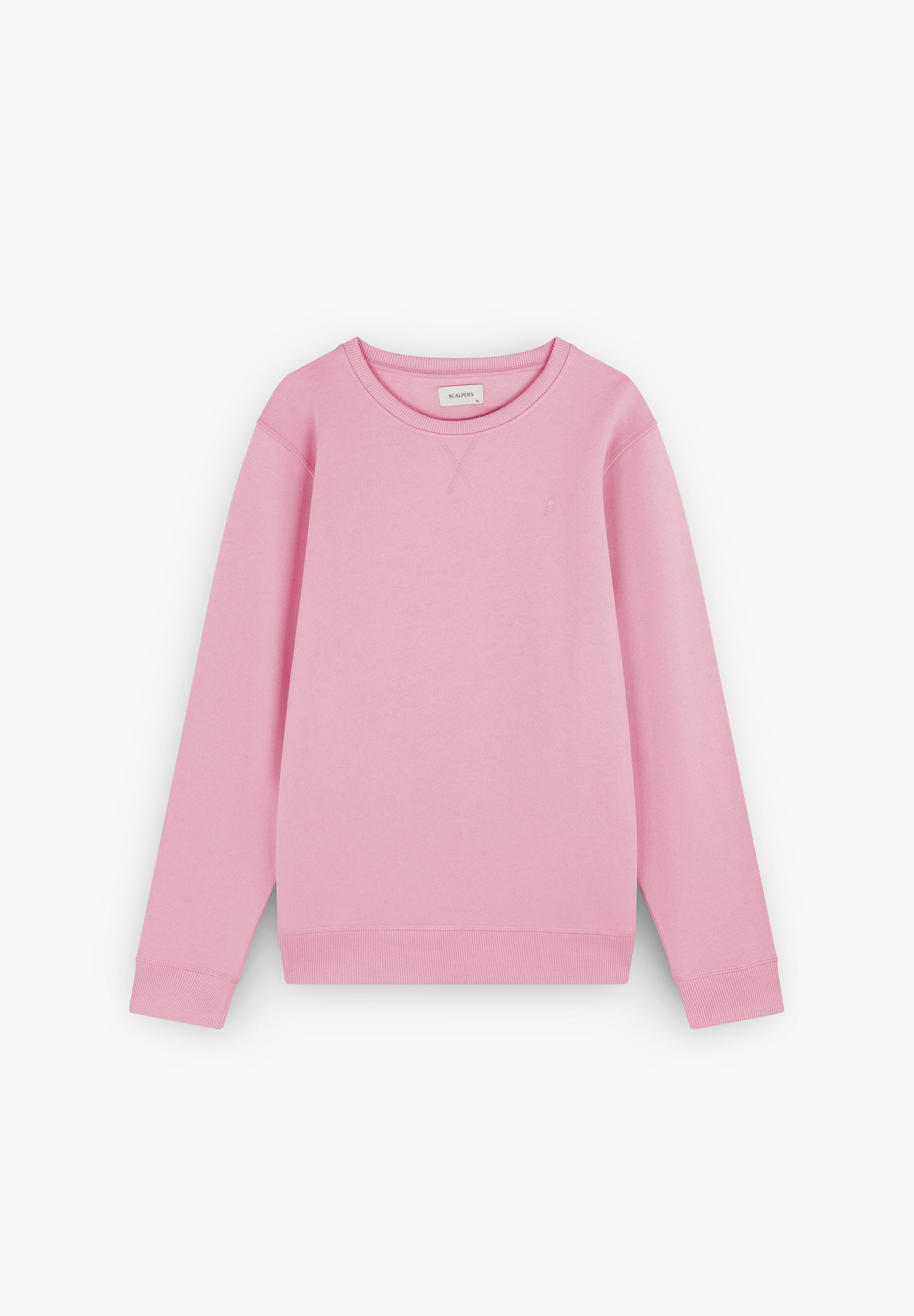 SWEATSHIRT BASIC TOTENKOPF-STICKEREI