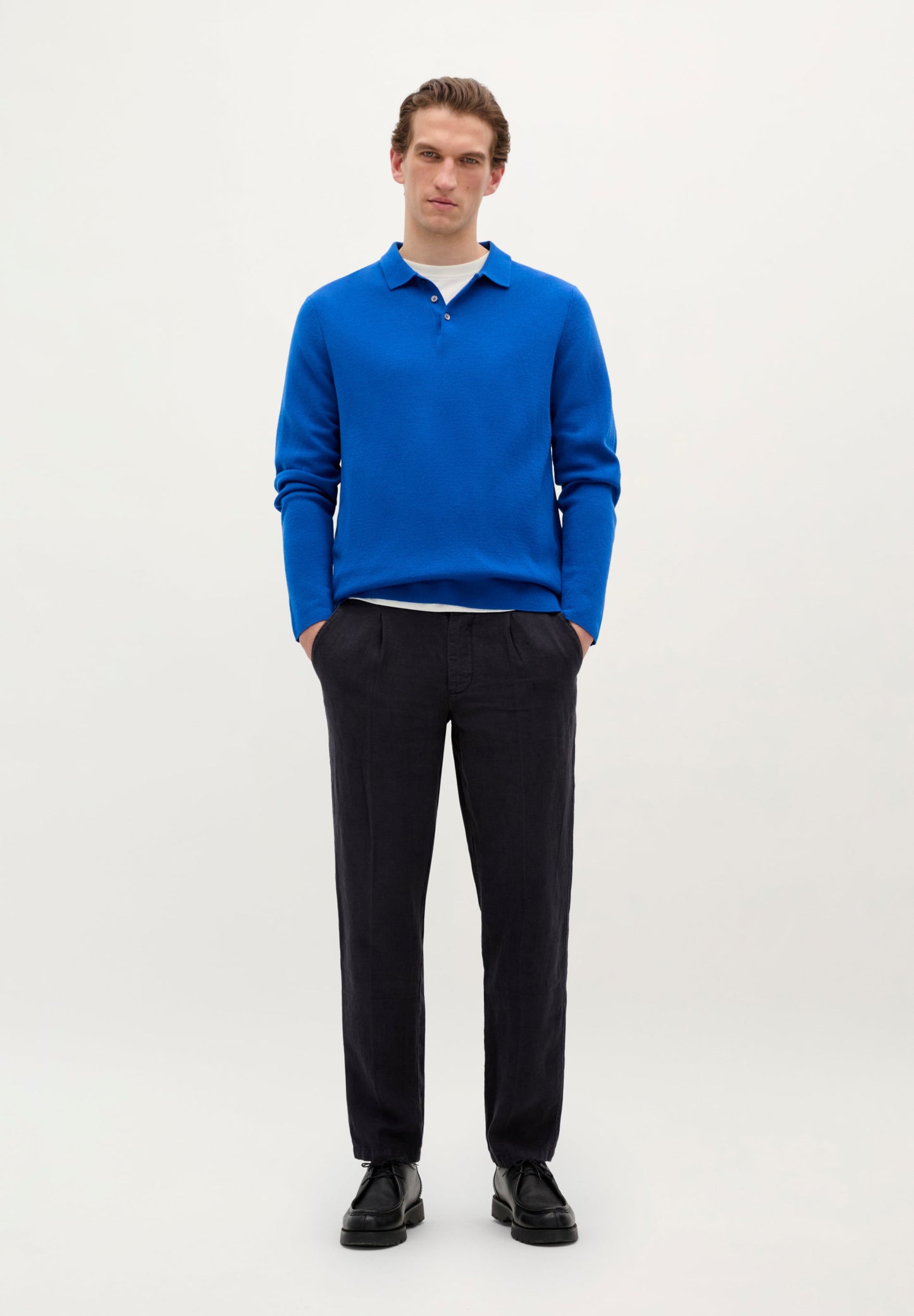 PULLOVER MIT POLOKRAGEN