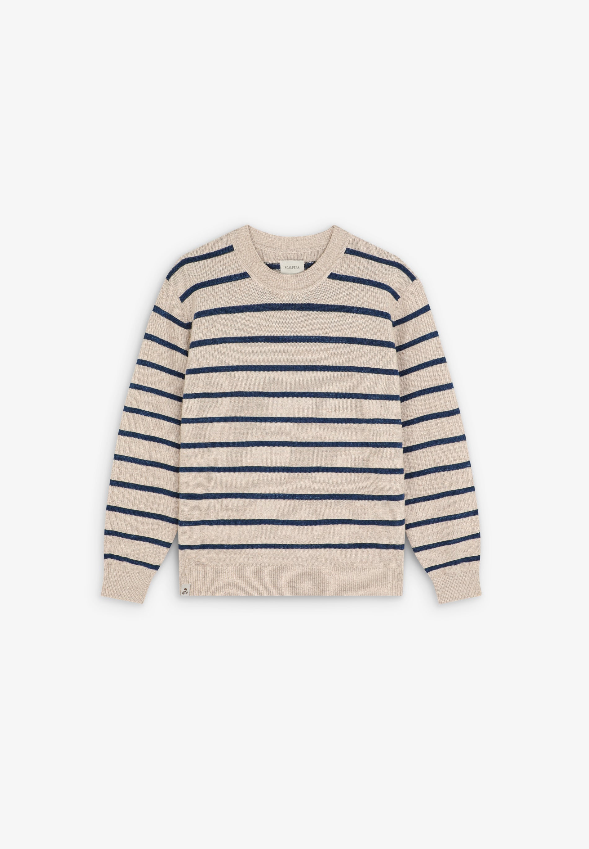 PULLOVER MIT RUNDAUSSCHNITT UND STREIFEN