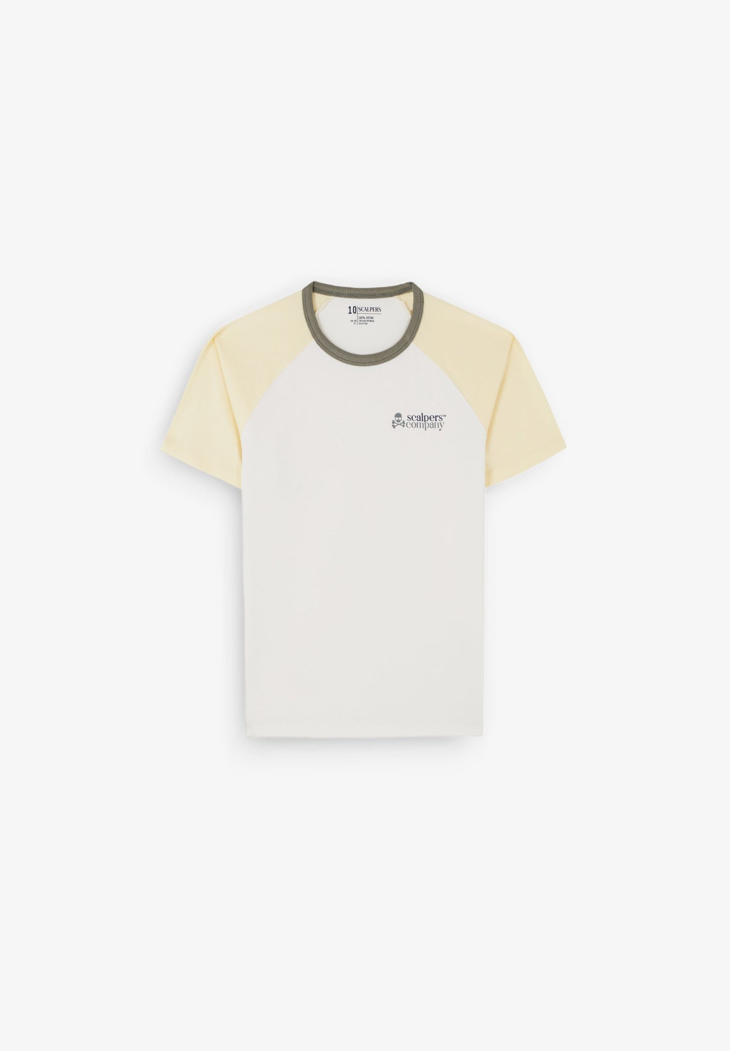 T-SHIRT MIT PRINT UND RAGLANÄRMELN