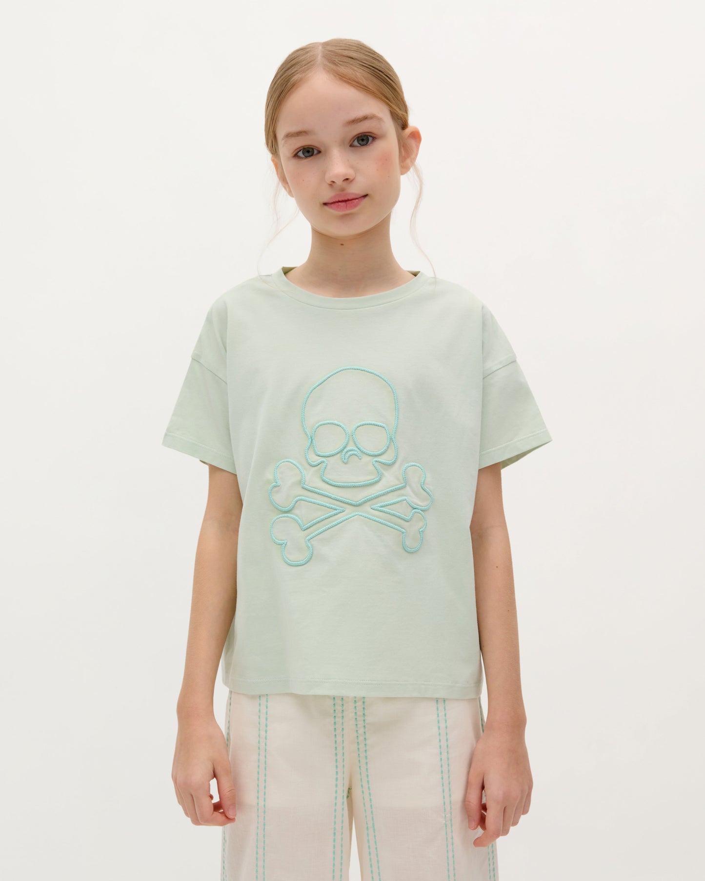 SCMAGIC SPRAY SKULL TEE GIRLS