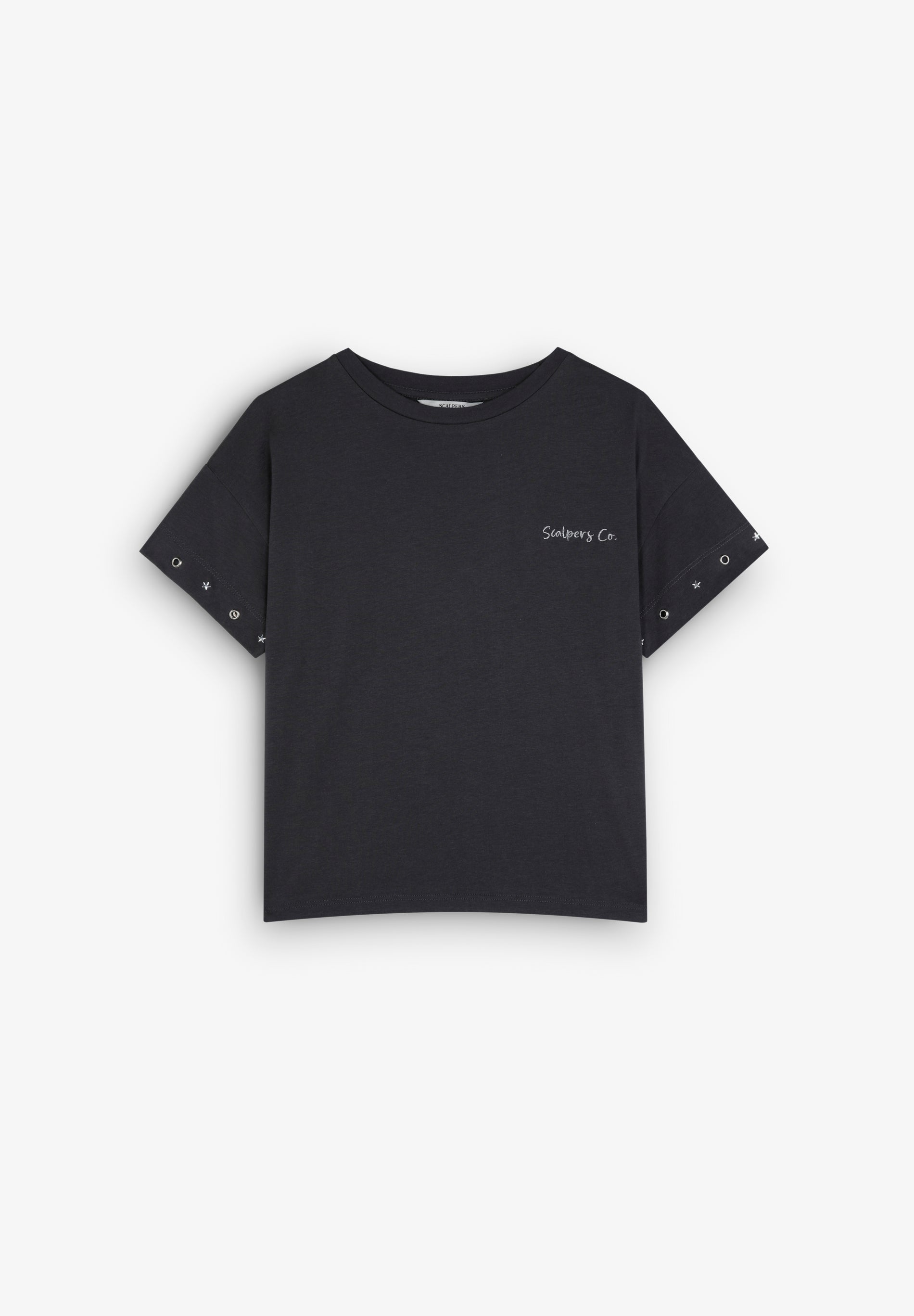 T-SHIRT MIT NIETEN-DETAILS