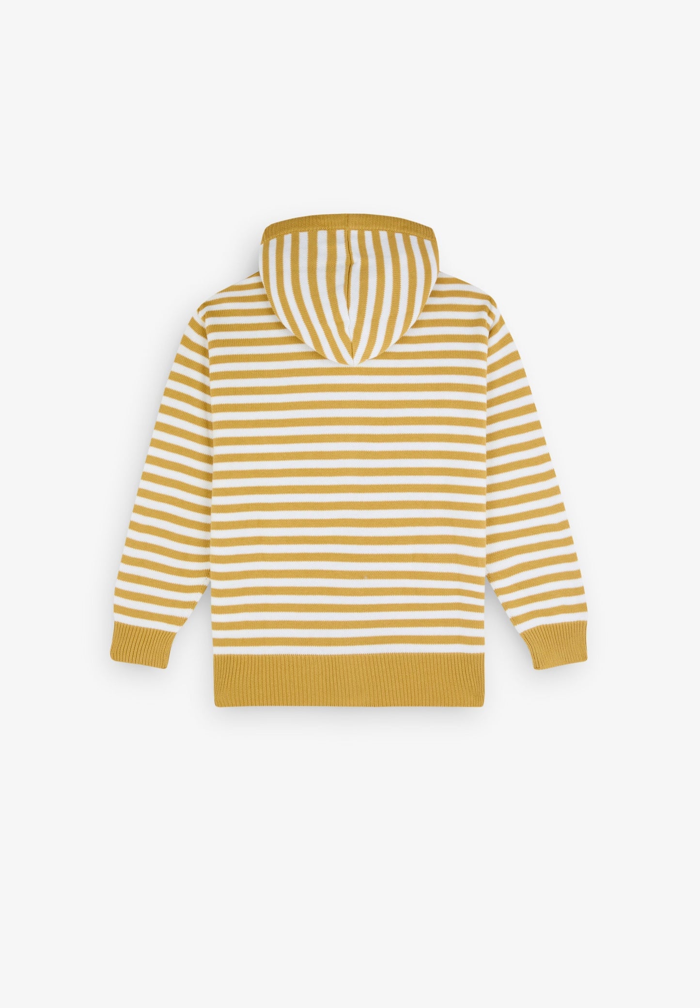 GESTREIFTER HOODIE MIT REISSVERSCHLUSS