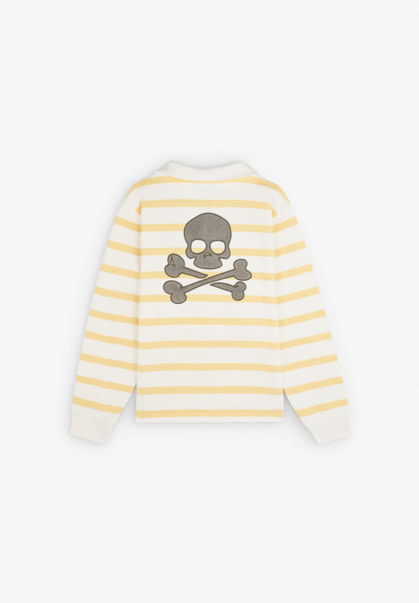 HOODY MIT PRINT UND STREIFEN