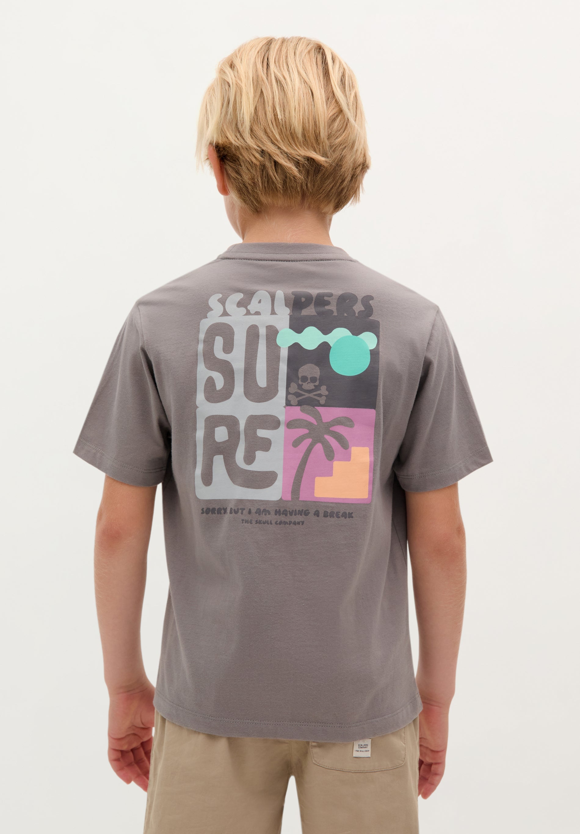 T-SHIRT MIT SURFPRINT