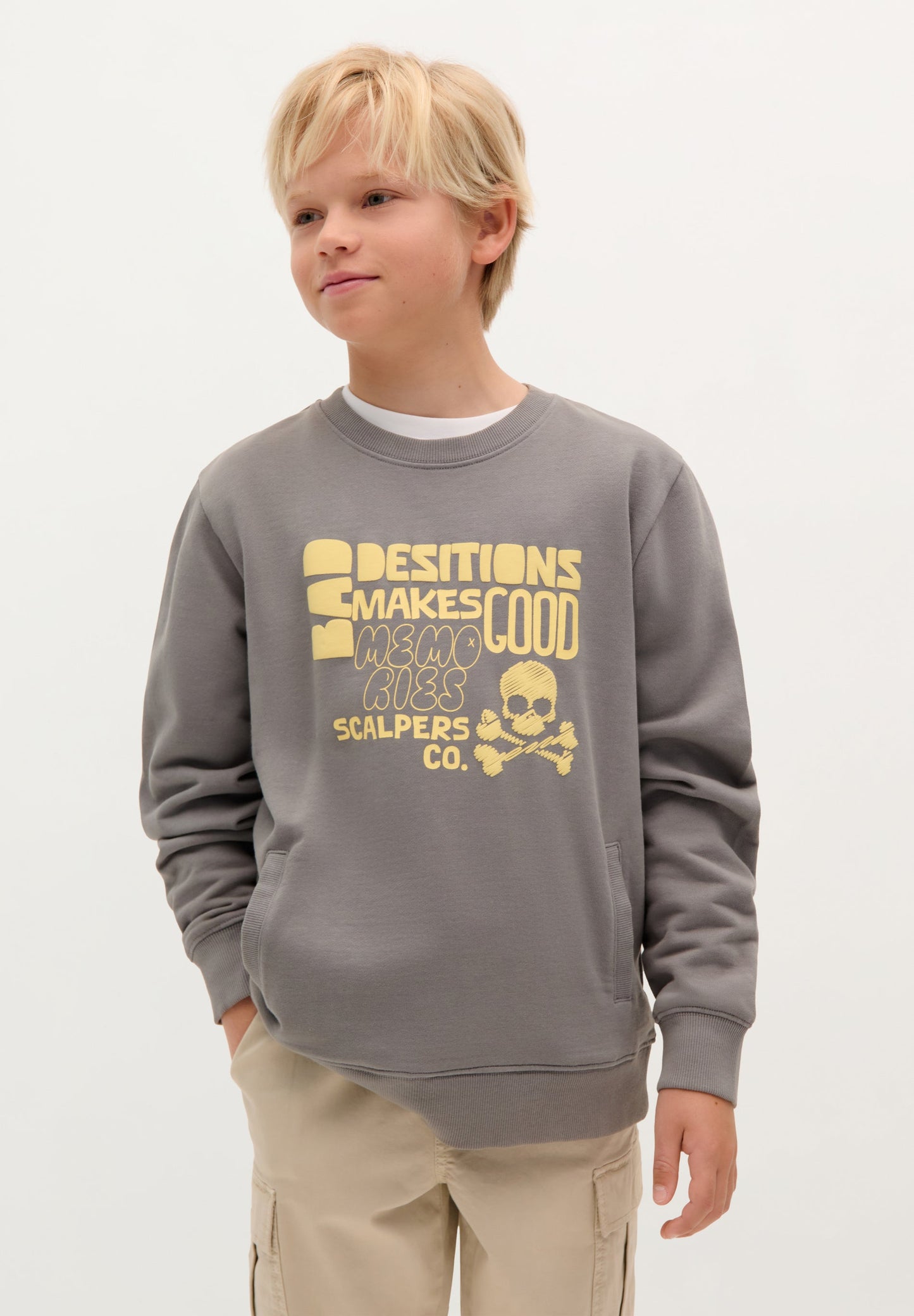 SWEATSHIRT MIT PRINT VORNE