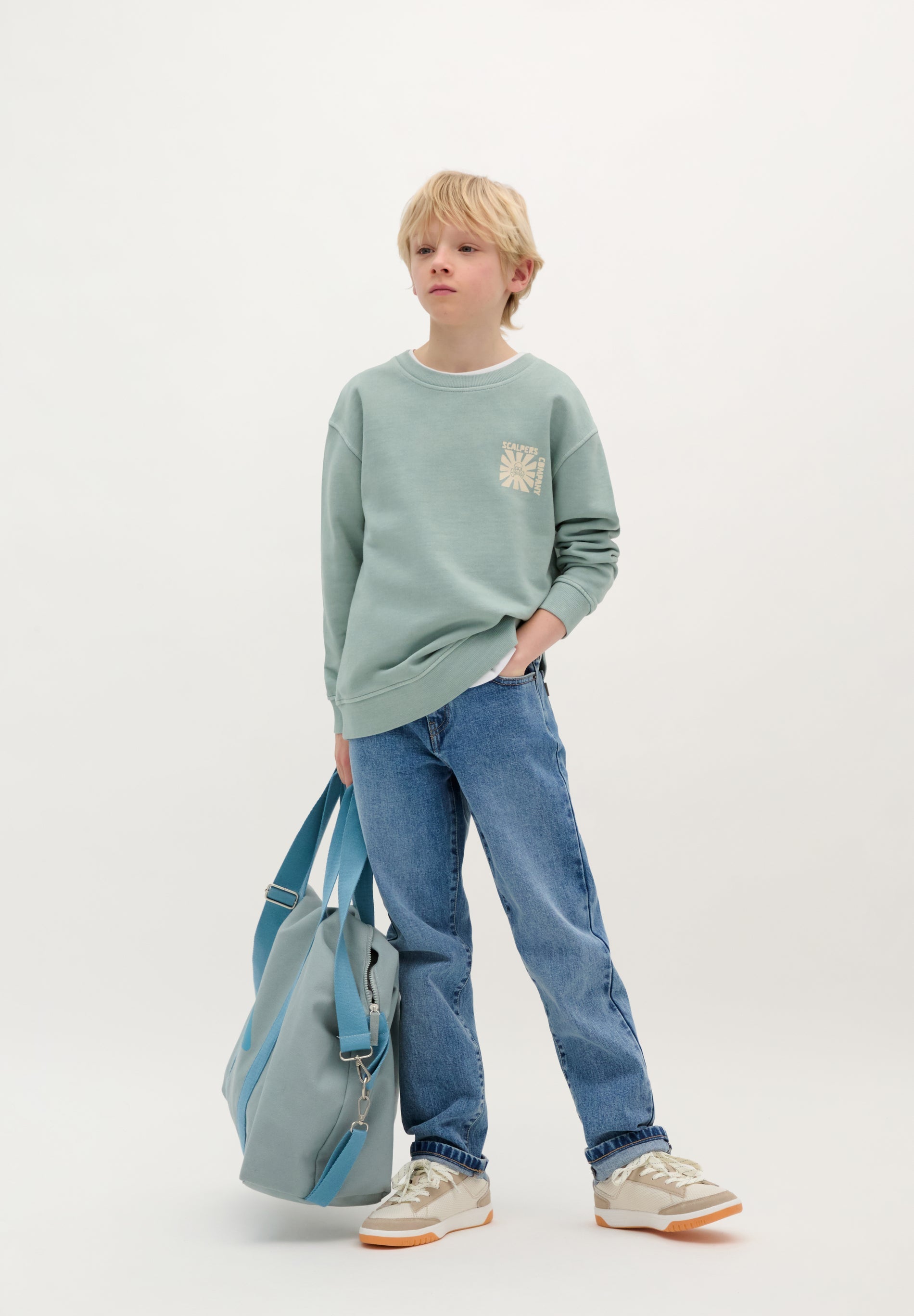 SWEATSHIRT MIT HIGH-DENSITY-PRINT