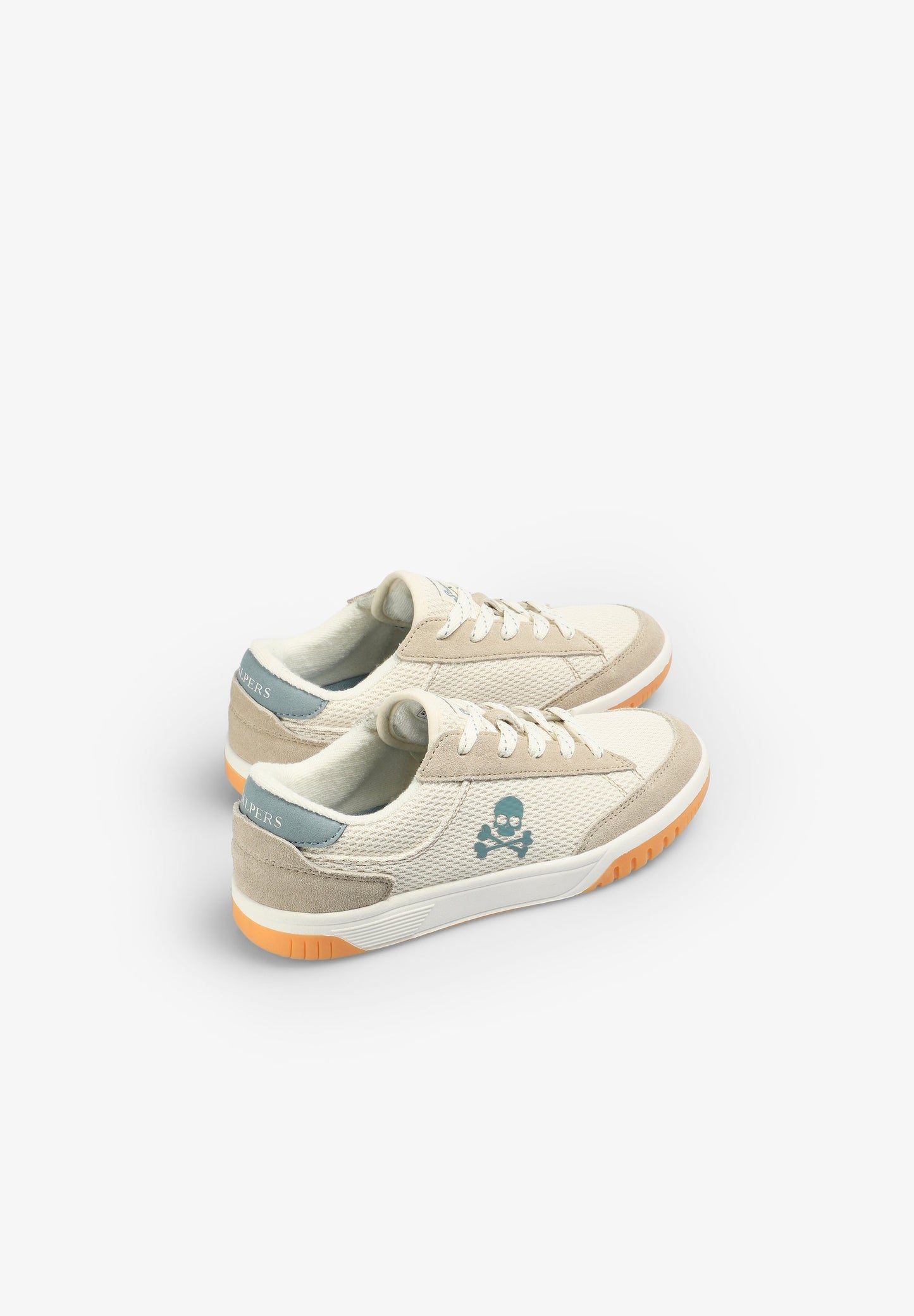 LEDERSNEAKER MIT TOTENKOPF