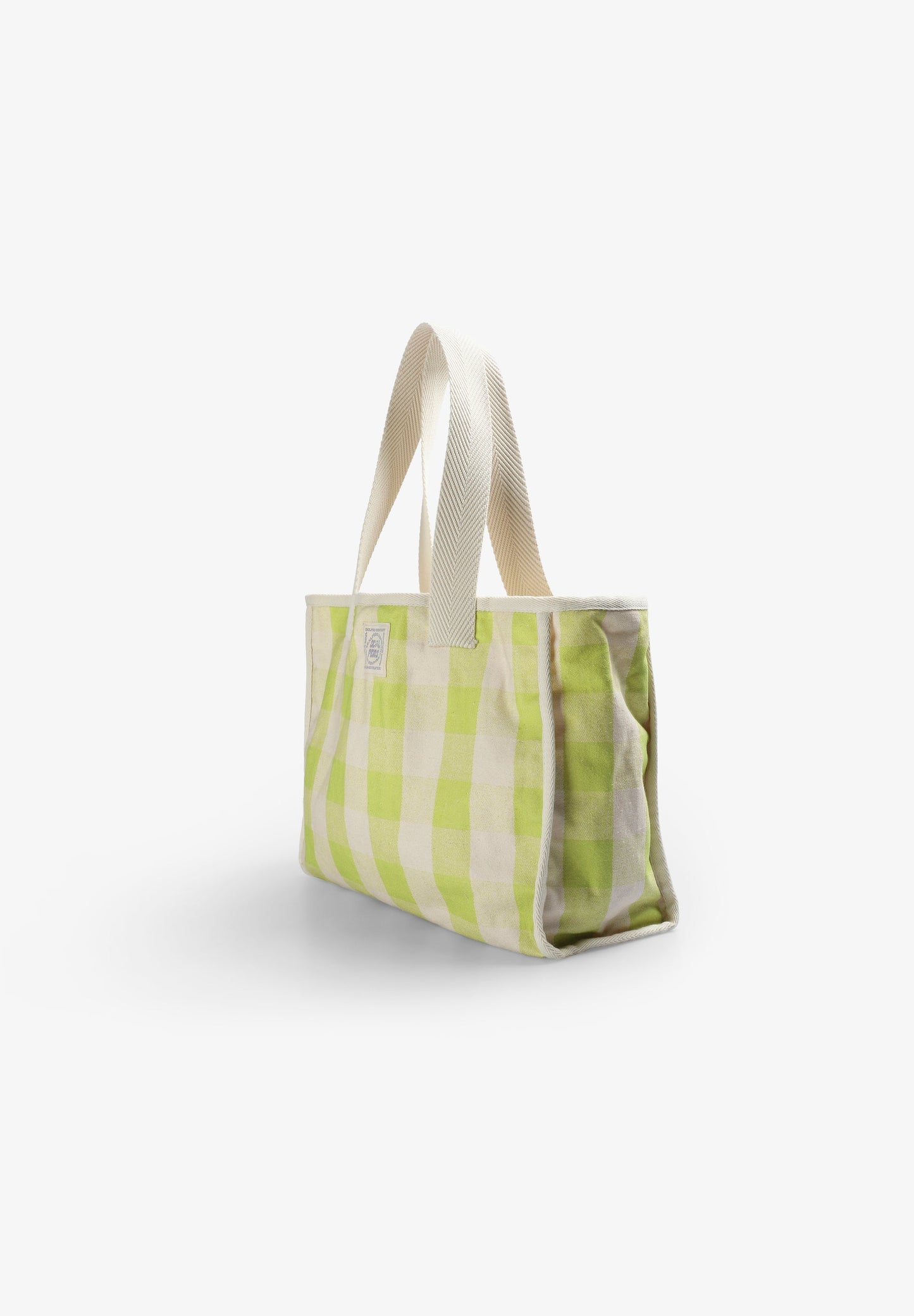 SHOPPERTASCHE MIT VICHY-PRINT