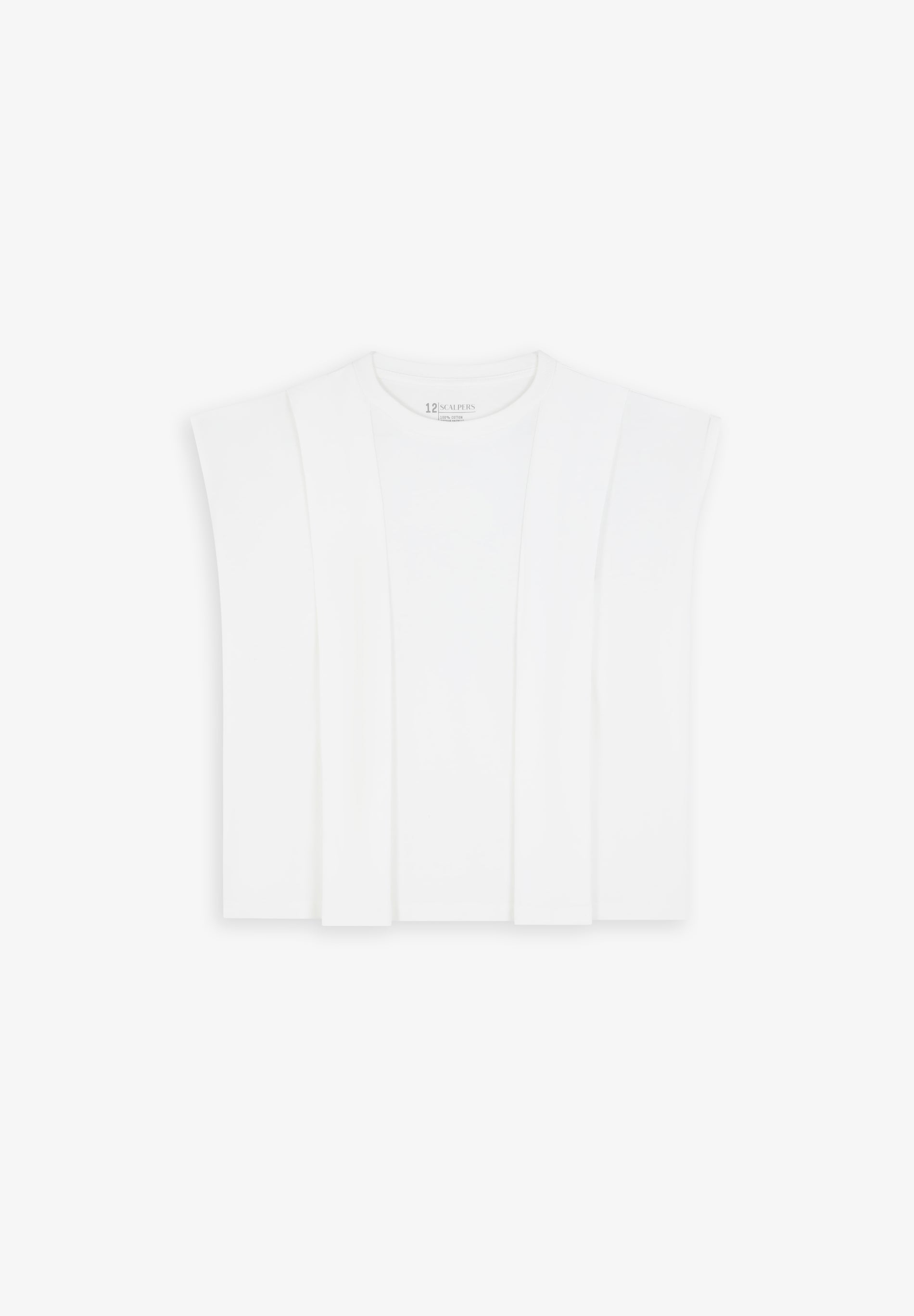 SC PLISSIERTES MÄDCHEN-T-SHIRT MIT TOTENKOPF