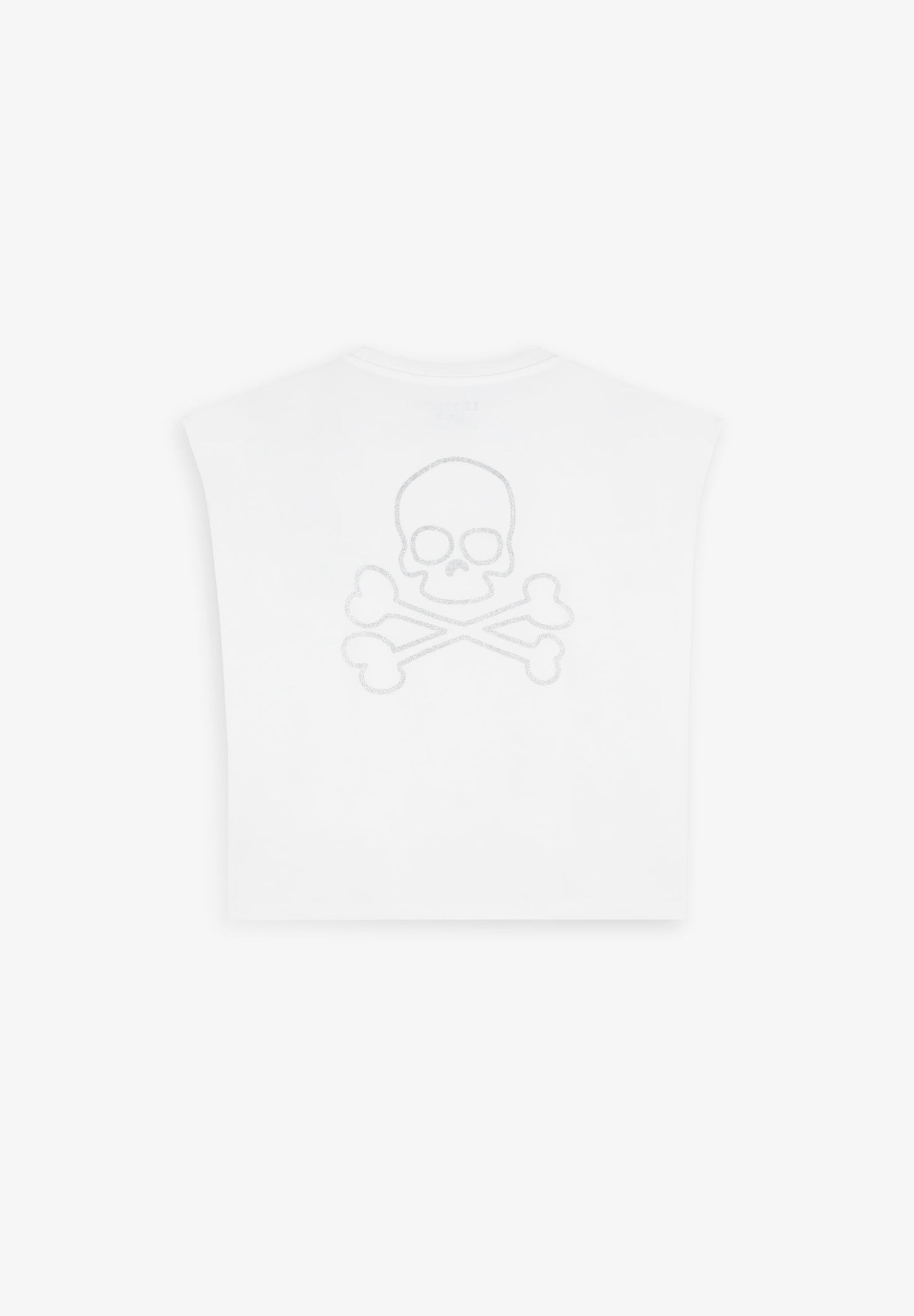 SC PLISSIERTES MÄDCHEN-T-SHIRT MIT TOTENKOPF