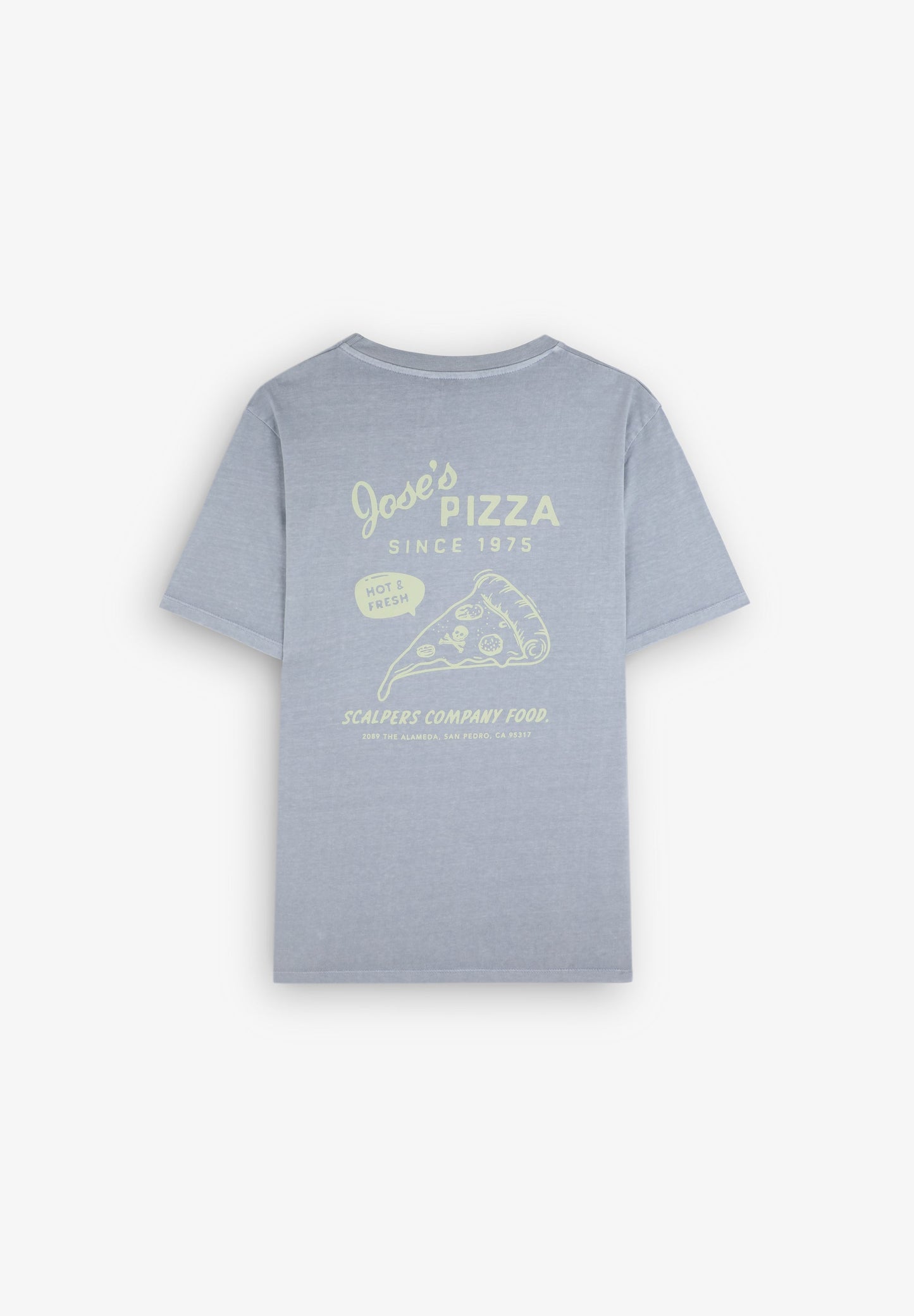 T-SHIRT MIT PIZZA-PRINT