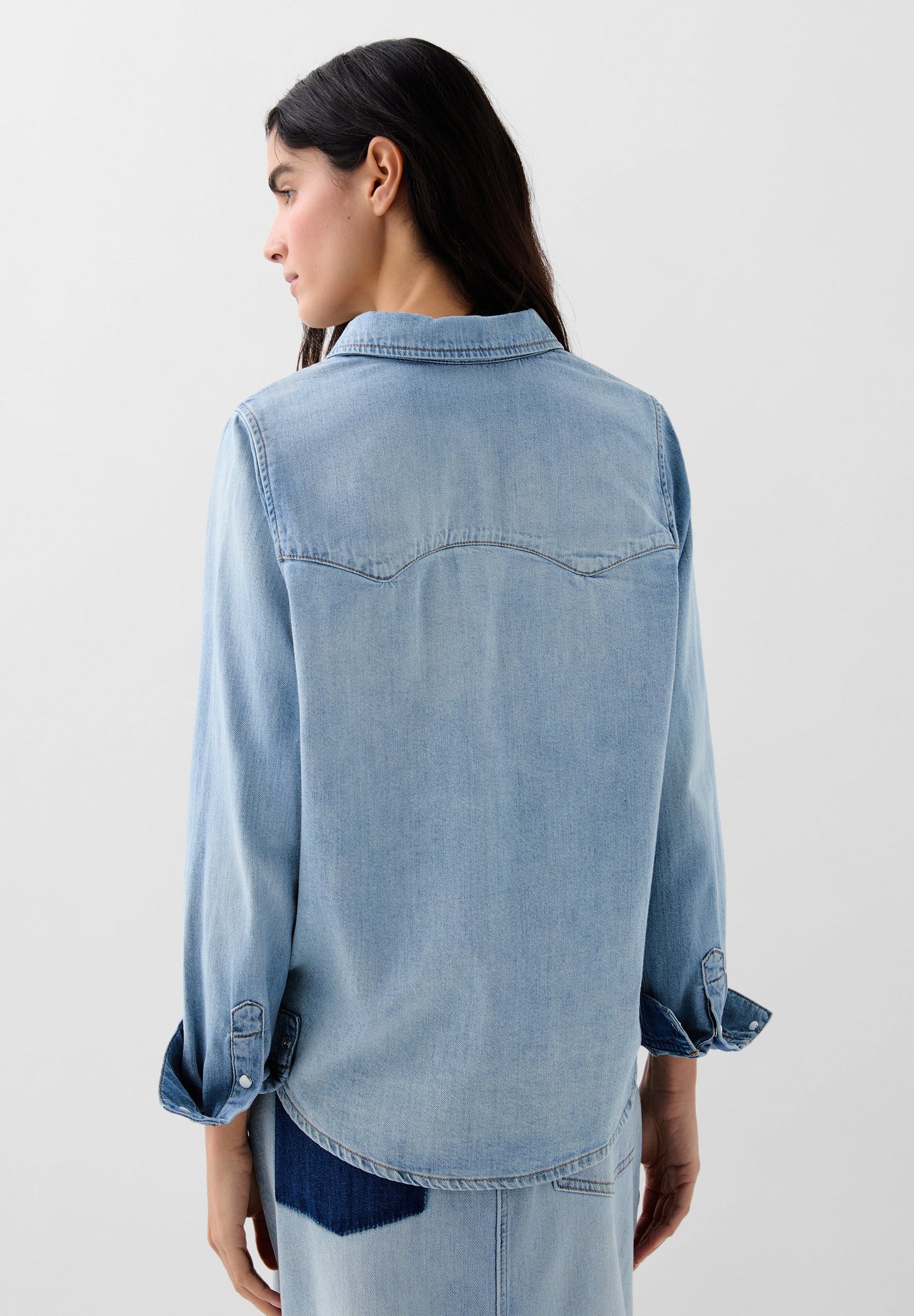 SCPOCKET JOY DENIM SHIRT