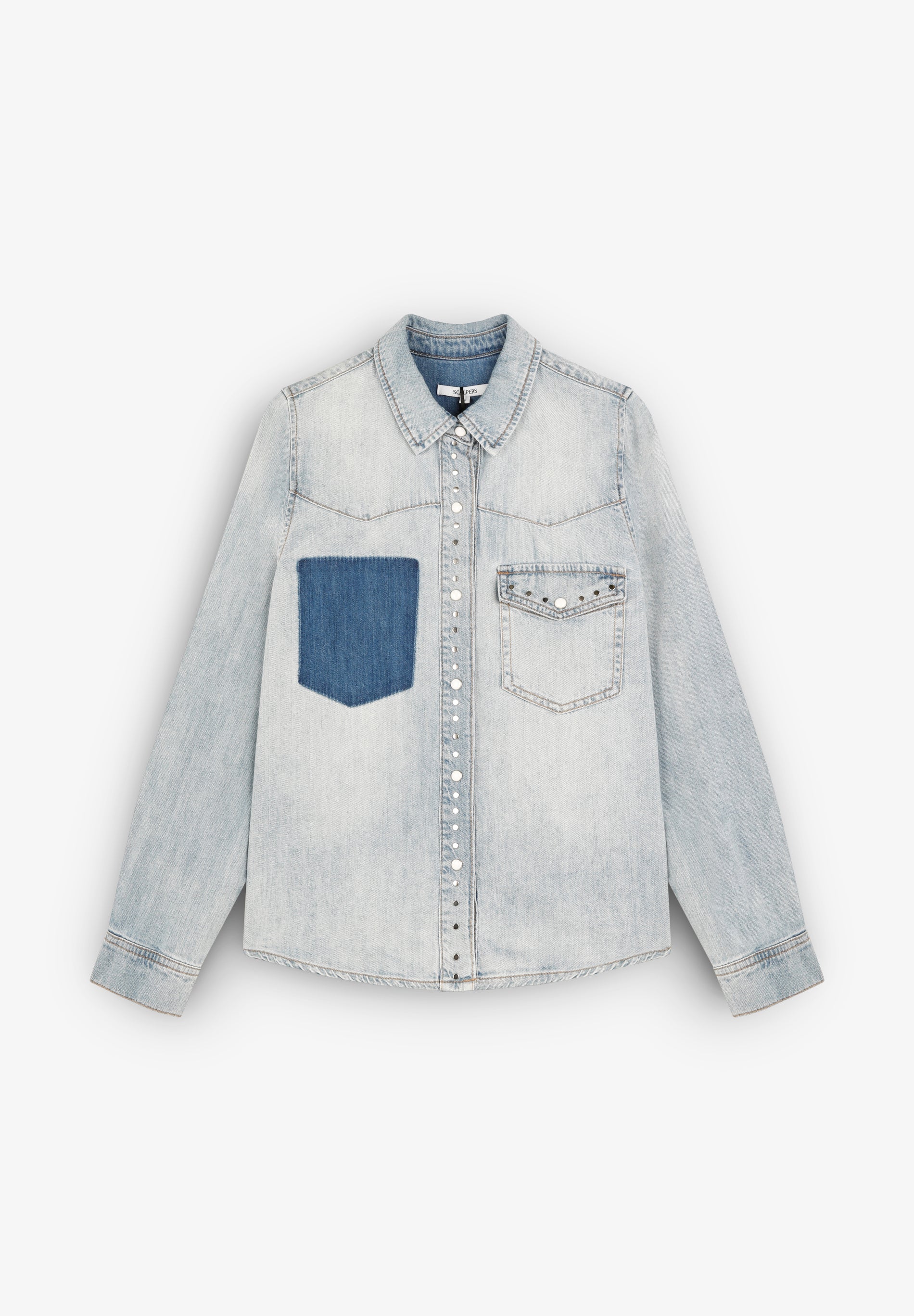 SCPOCKET JOY DENIM SHIRT