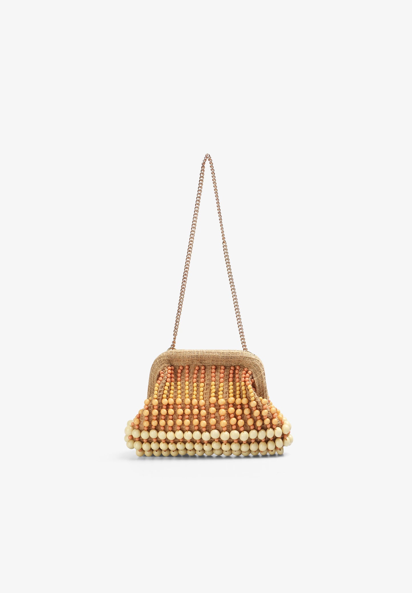 GEHÄKELTE TASCHE MIT PERLEN
