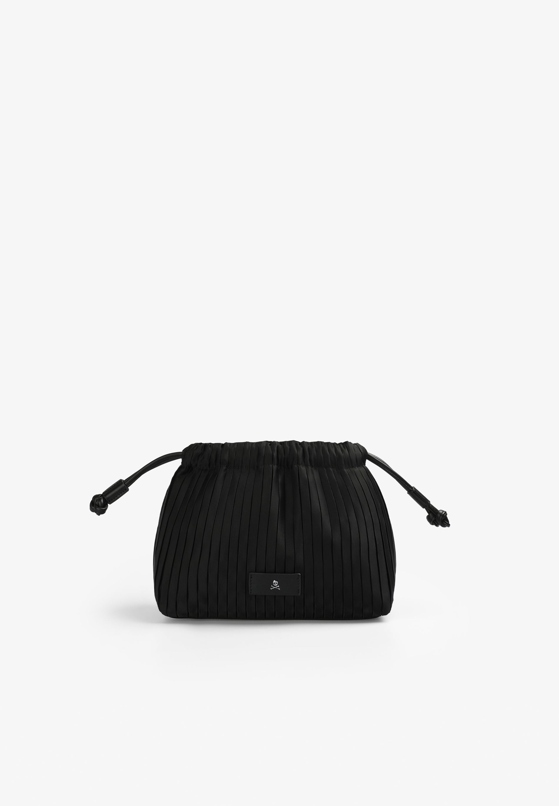 PLISSIERTE TASCHE MIT VERSTELLBAREN RIEMEN