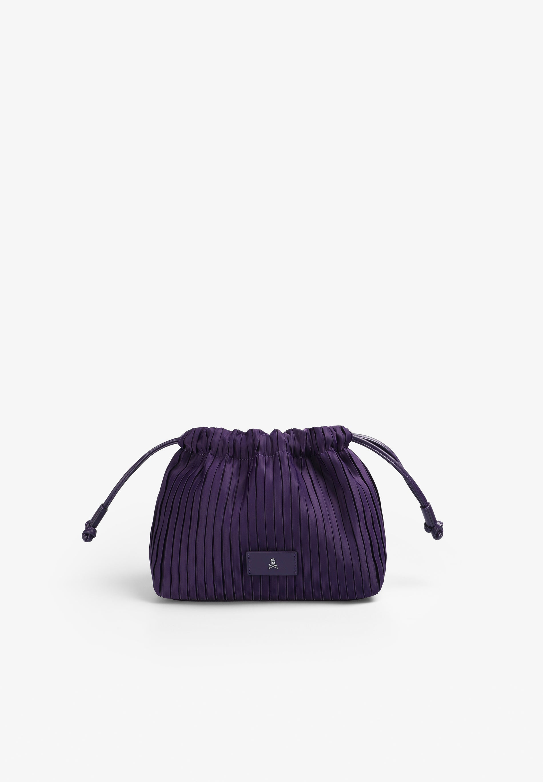 PLISSIERTE TASCHE MIT VERSTELLBAREN RIEMEN