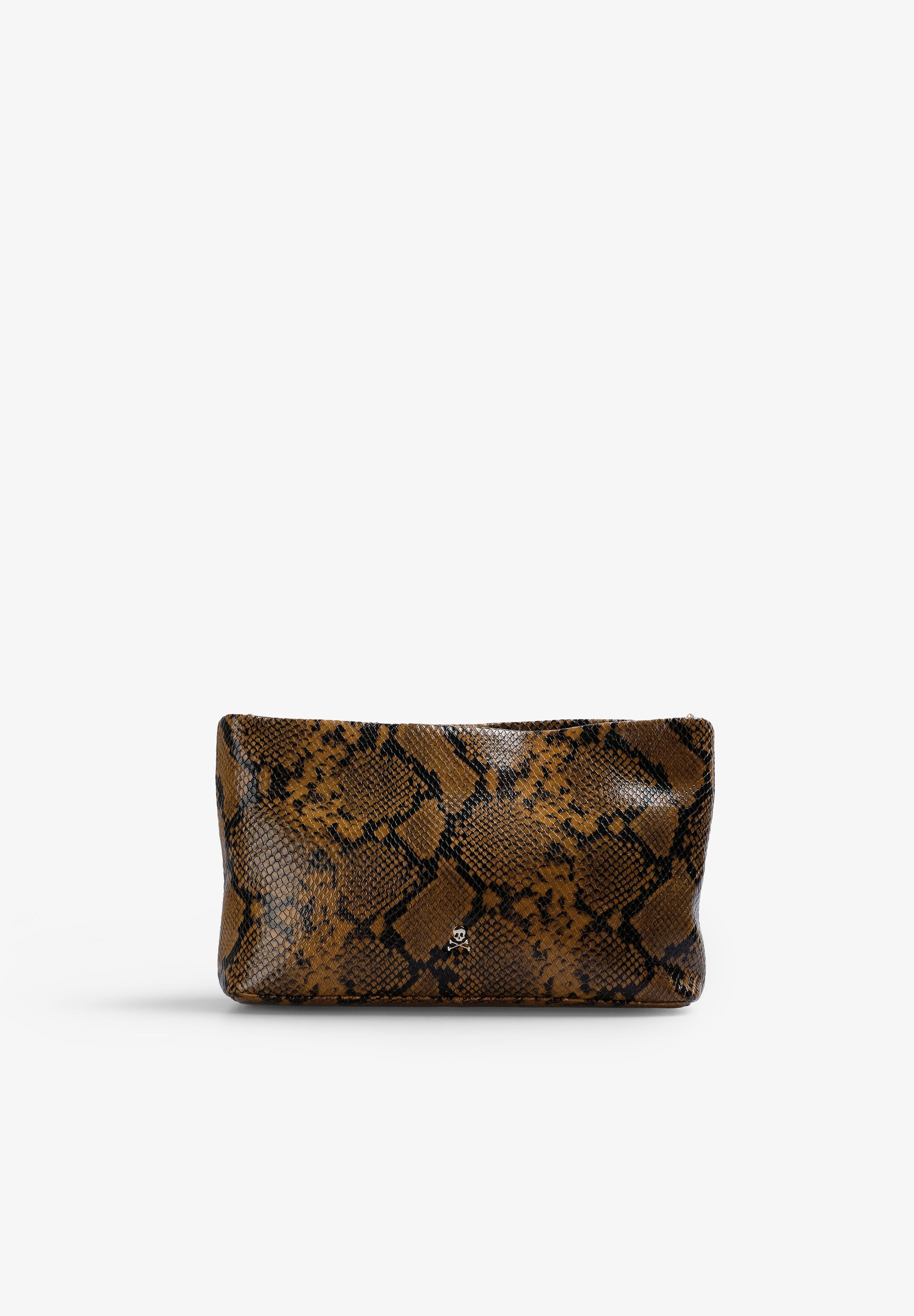 CLUTCH-TASCHE LEDER MIT ANIMAL-PRINT