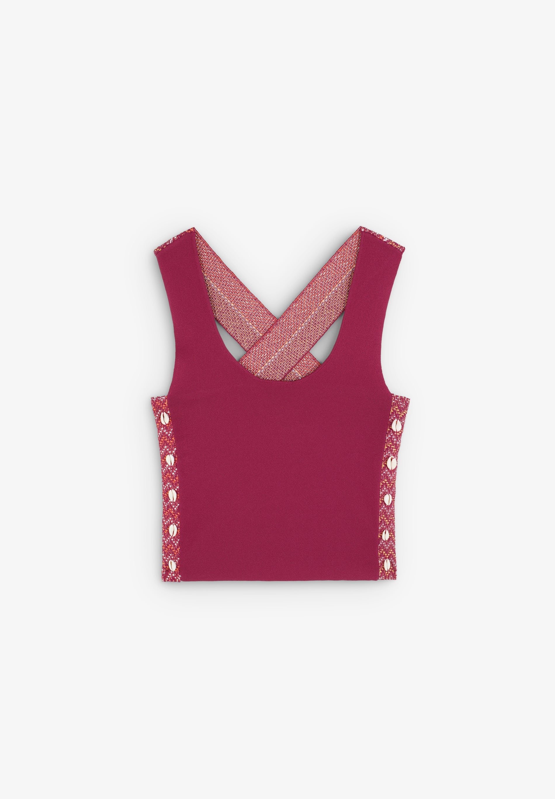 STRICKTOP MIT MUSCHELN