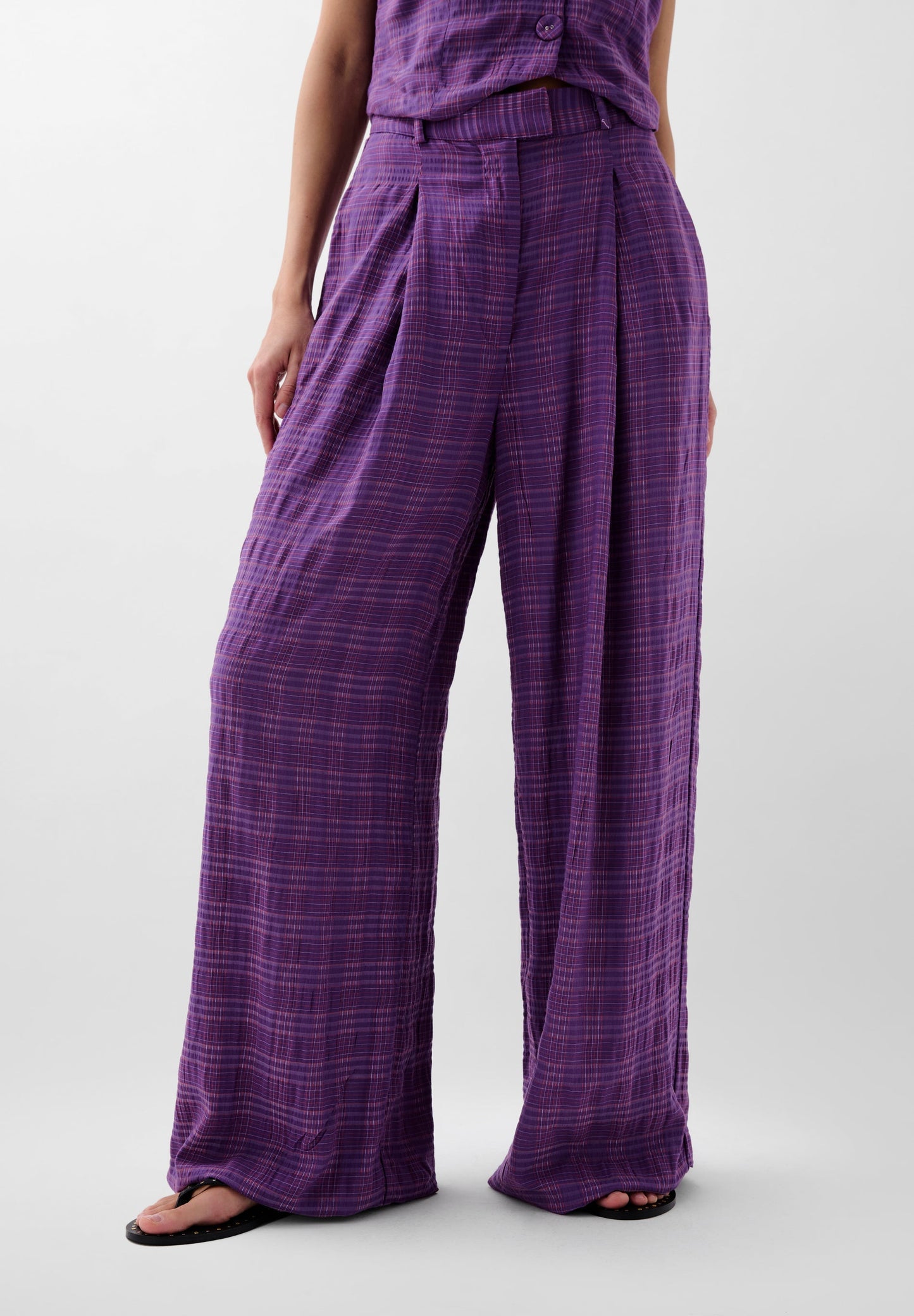 HOSE GESTREIFT FULL LENGTH BUNDFALTEN