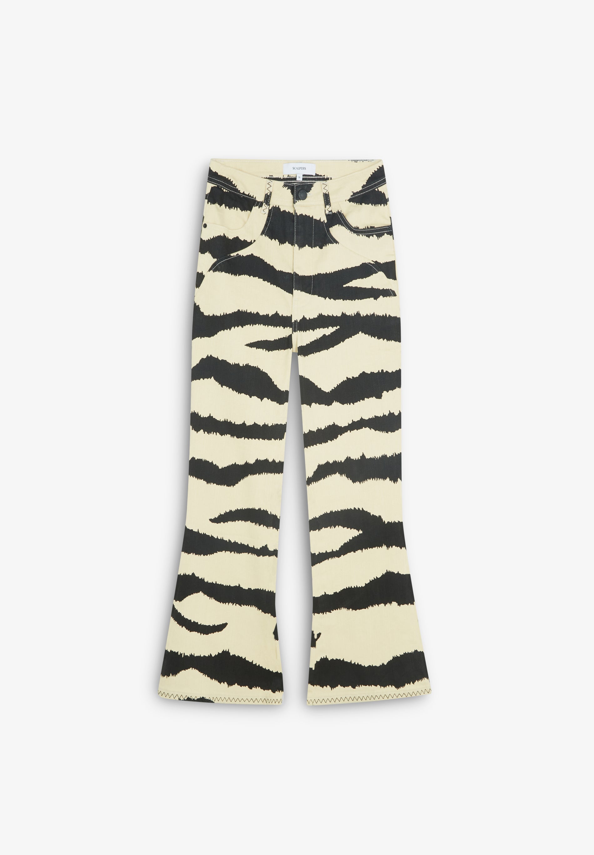 ANKLE ZEBRA DENIM PANT