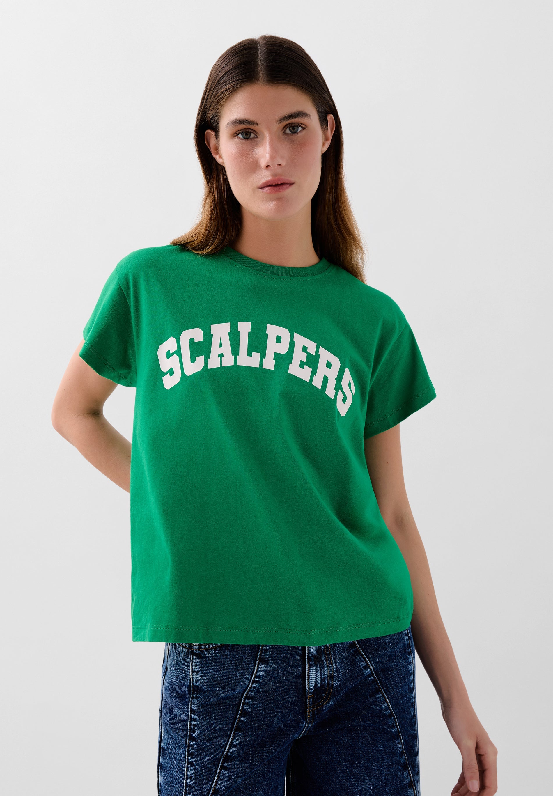 SHIRT MIT LOGO-PRINT AUF DER VORDERSEITE