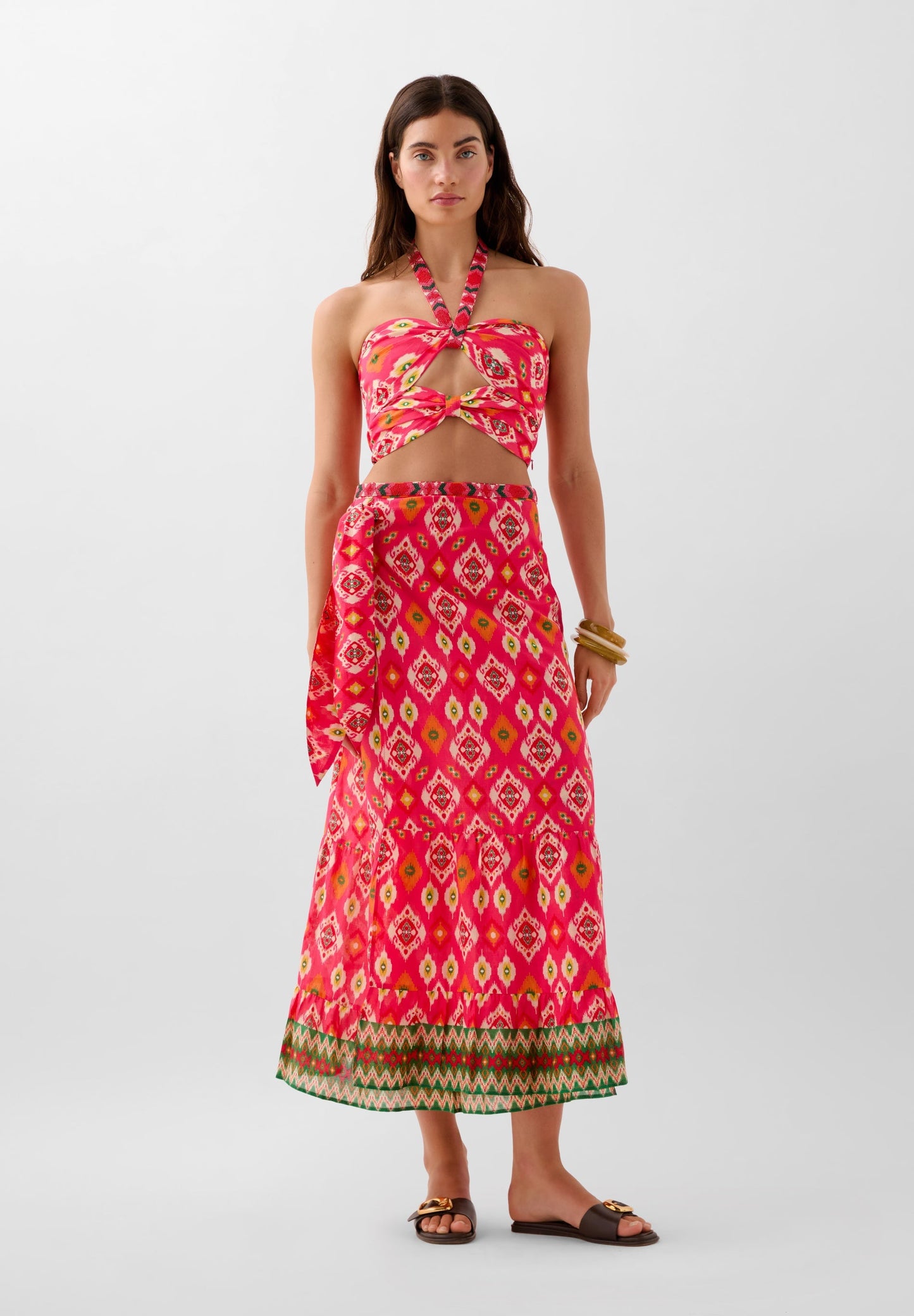 TOP ETHNIC-PRINT PERLEN