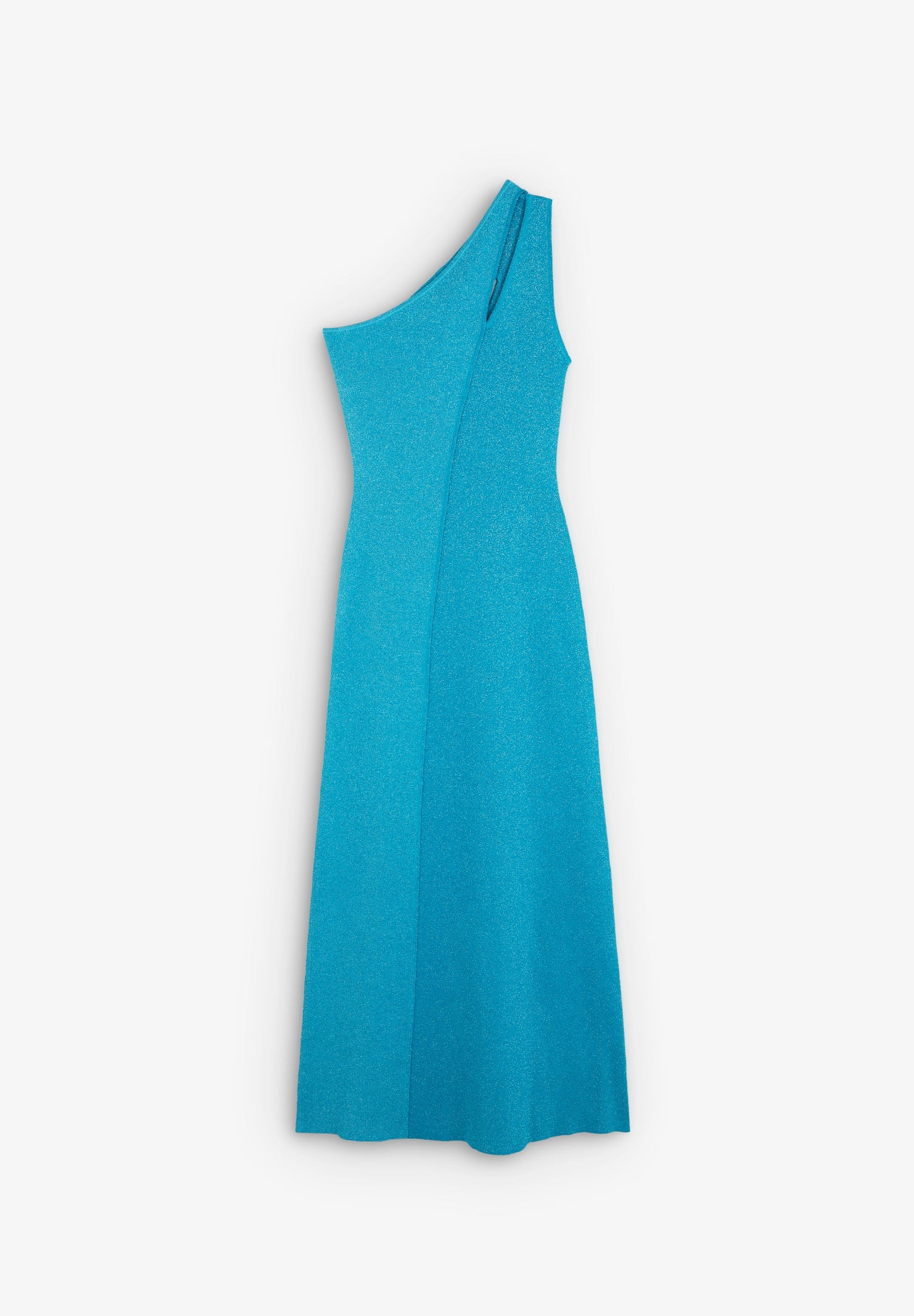 ZWEIFARBIGES LUREX-STRICKKLEID