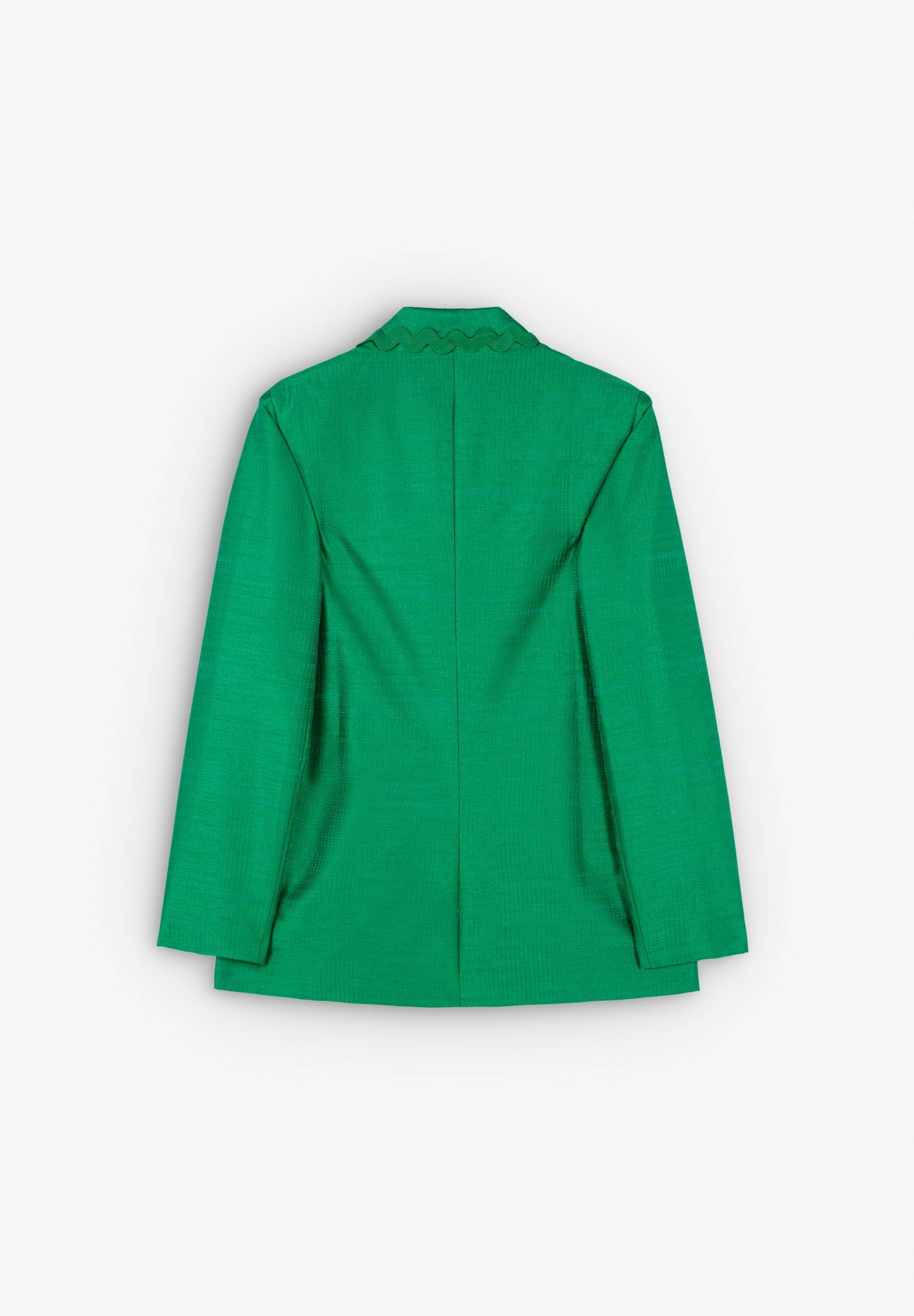 BLAZER MIT SCHULTERPOLSTERN UND WELLENMUSTER