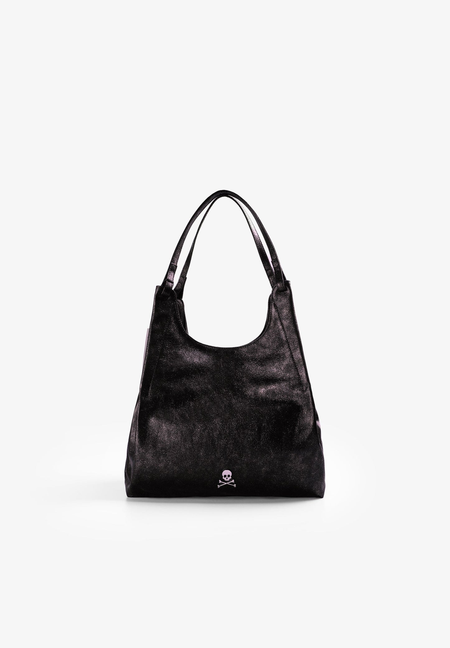 VERSTELLBARE TASCHE IN MAUVE MIT GLITZER