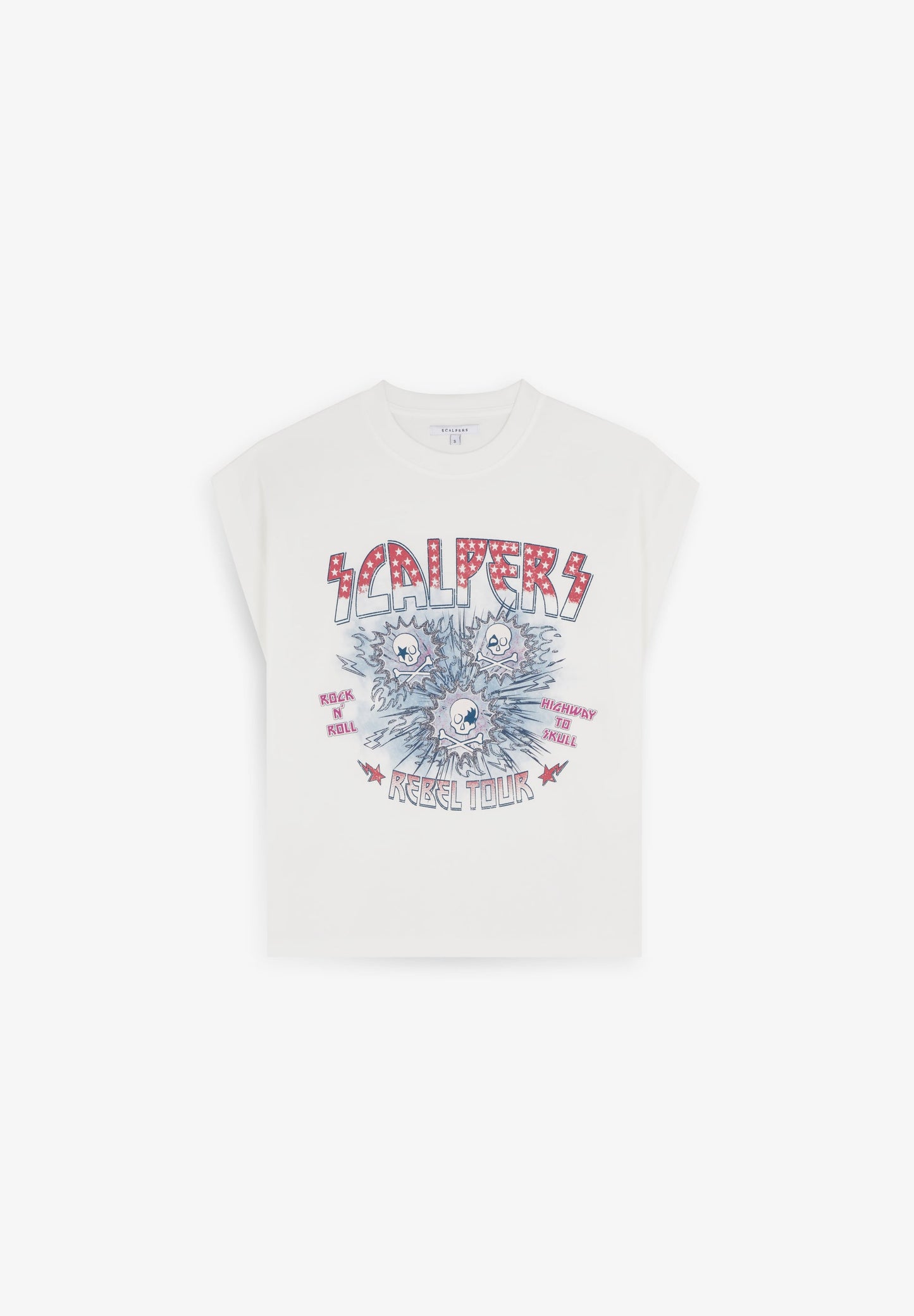 T-SHIRT MIT ROCK-TOUR-PRINT