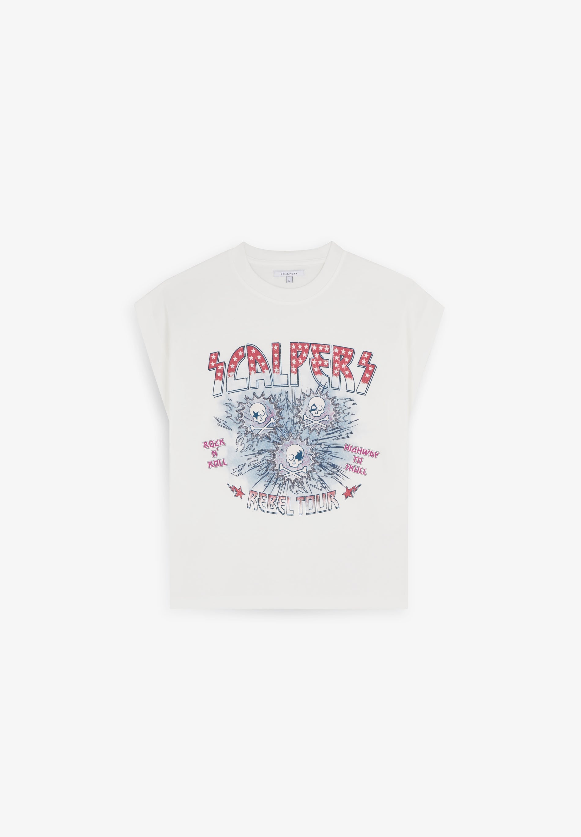 T-SHIRT MIT ROCK-TOUR-PRINT