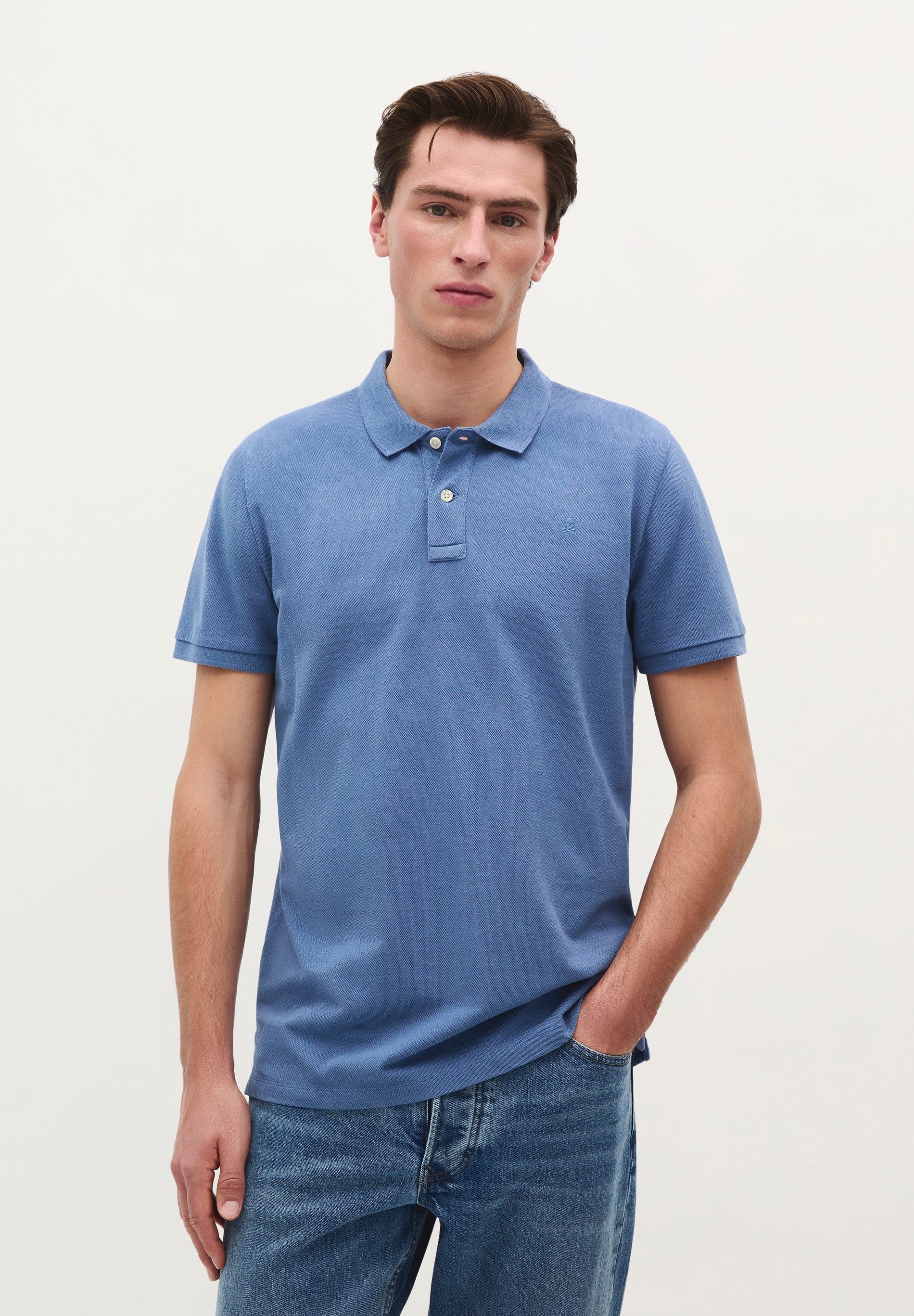 PIKEE-POLOSHIRT MIT LOGO