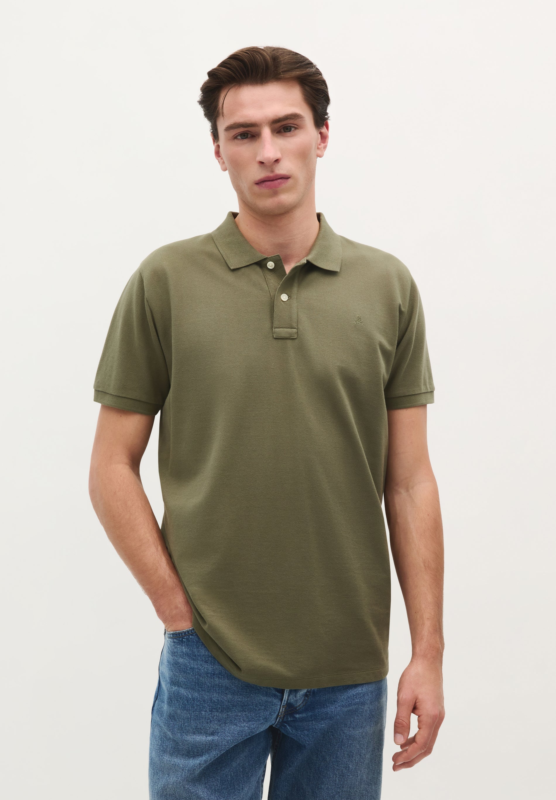 PIKEE-POLOSHIRT MIT LOGO