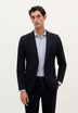 BLAZER AUS LEINEN UND BAUMWOLLE