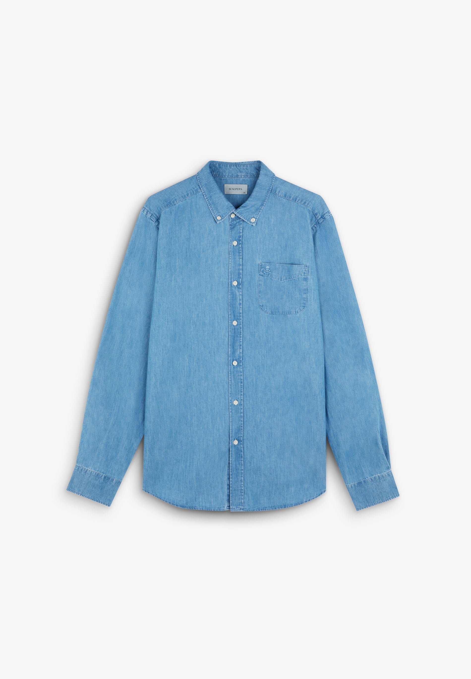 HEMD AUS DENIM UND BAUMWOLLE