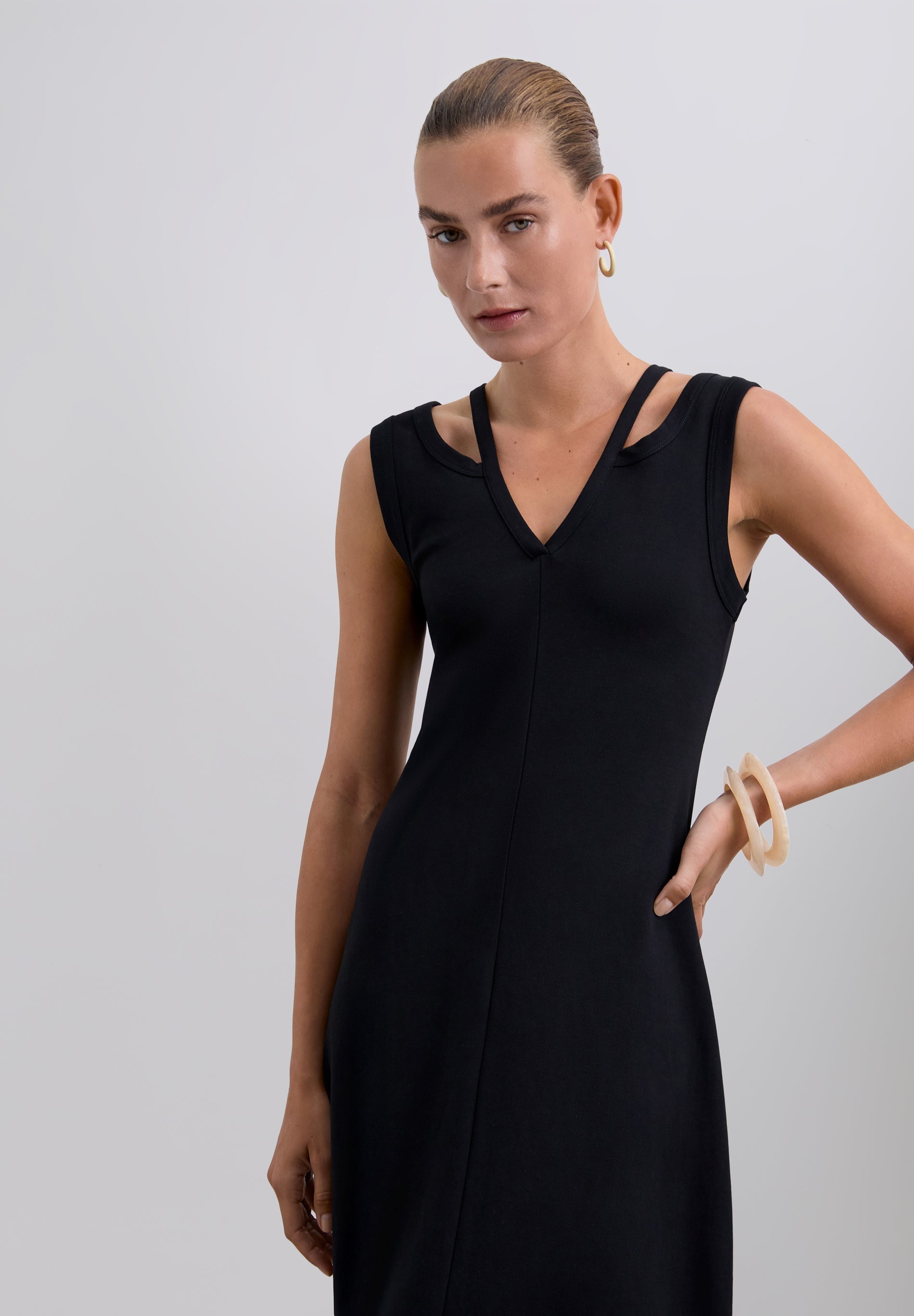 SCDOUBLESTRAPJERSEY DRESS