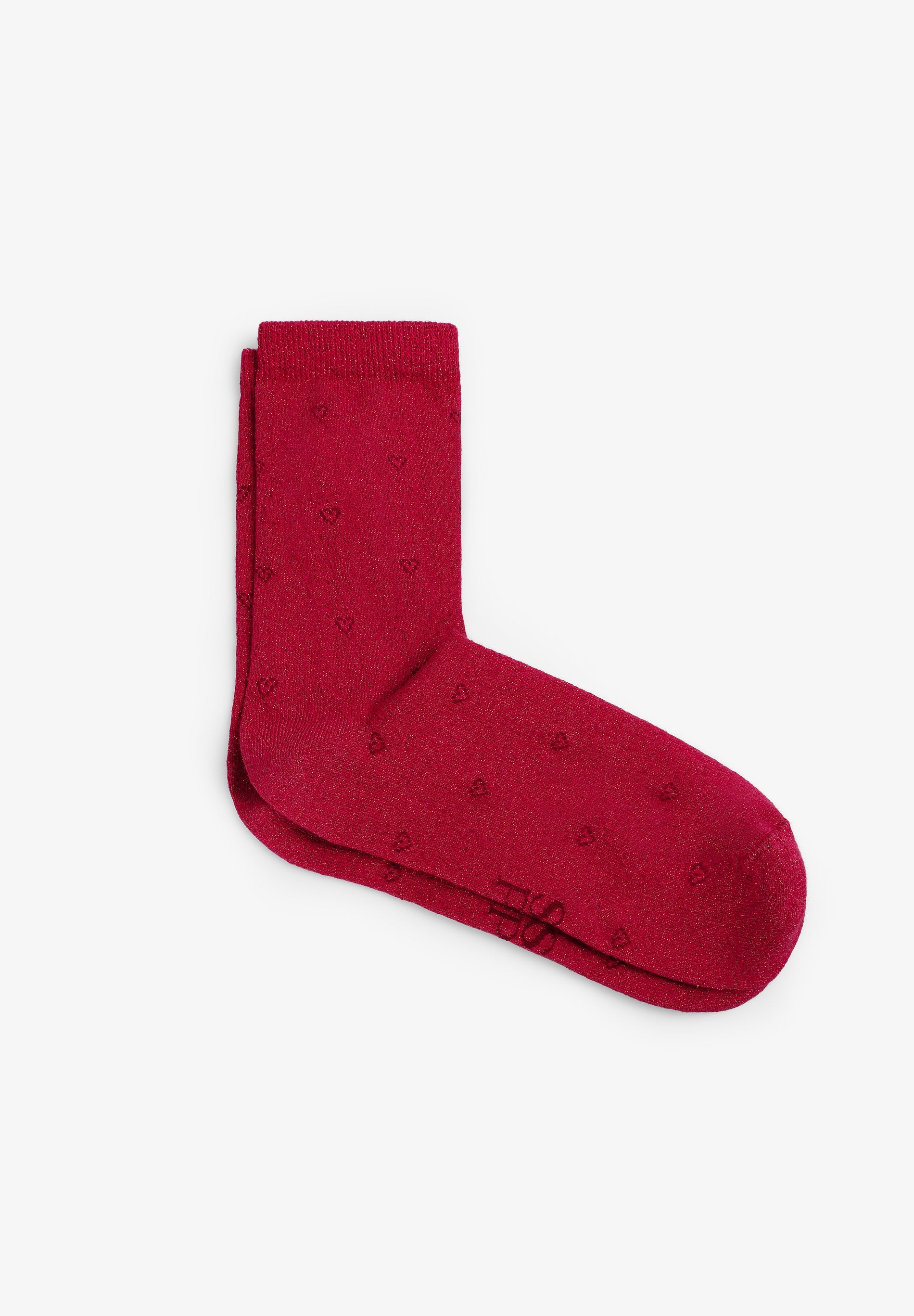 SC LUREX-SOCKEN MIT HERZ