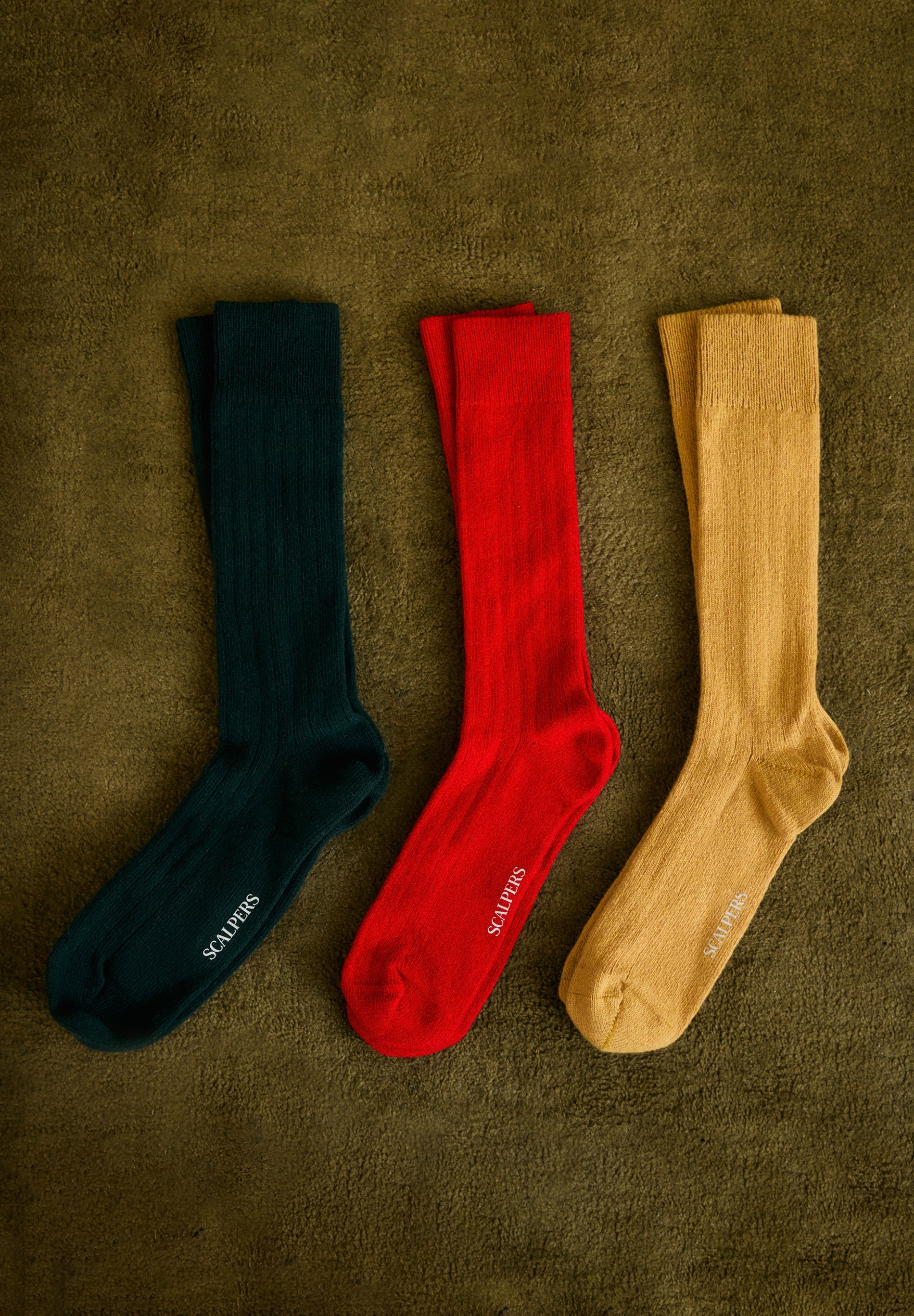 PREMIUM-SOCKEN AUS KASCHMIR MIT PATENTBÜNDCHEN