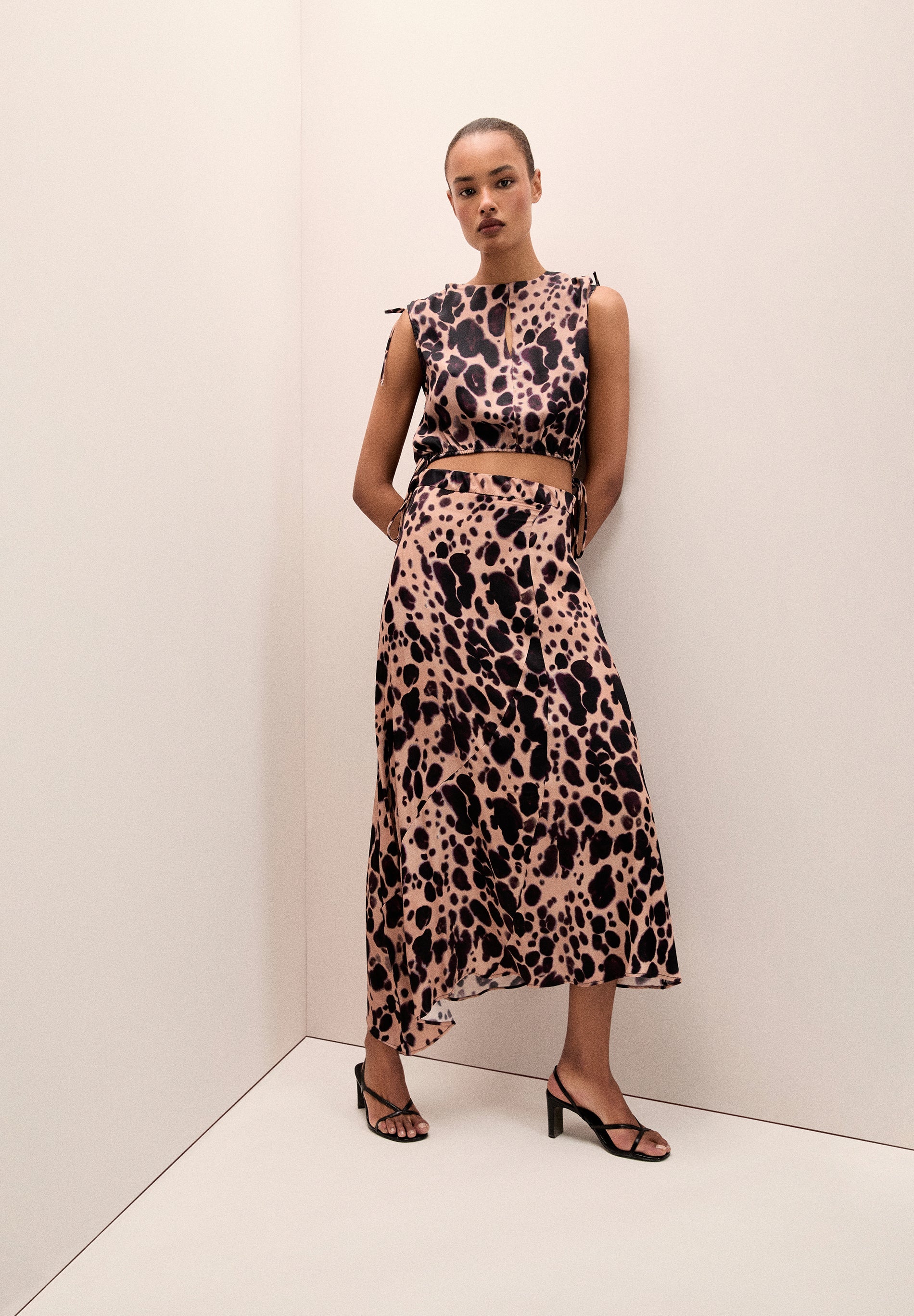 MIDIROCK MIT ANIMALPRINT