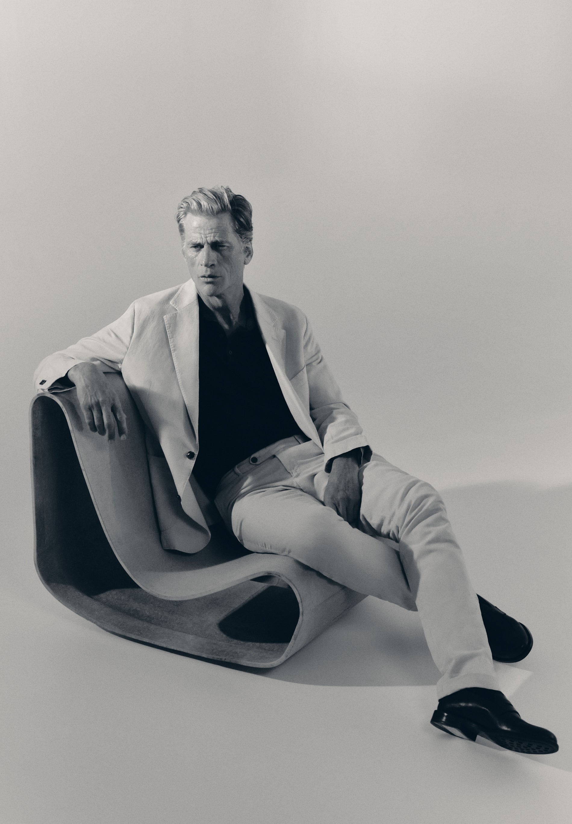SCDUOMO LINEN SUIT BLAZER
