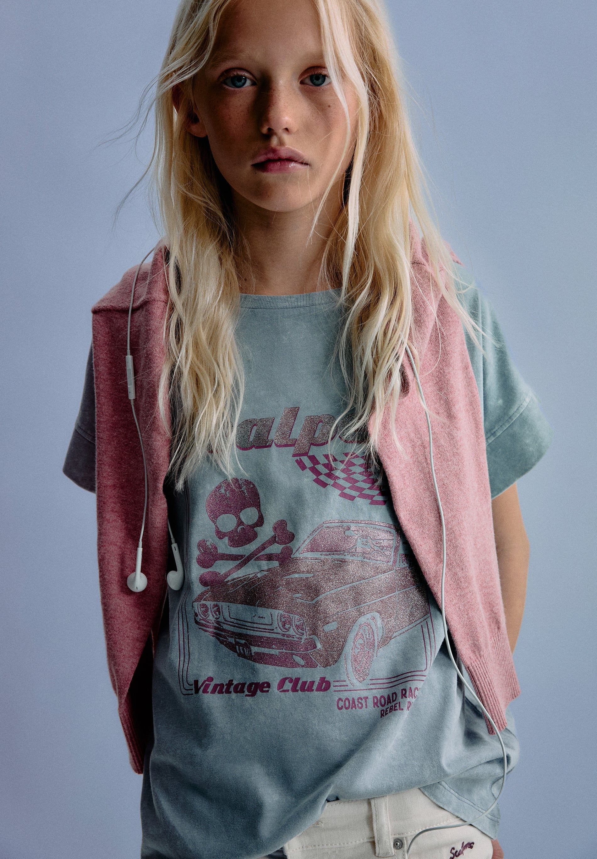 T-SHIRT MIT RACEPRINT