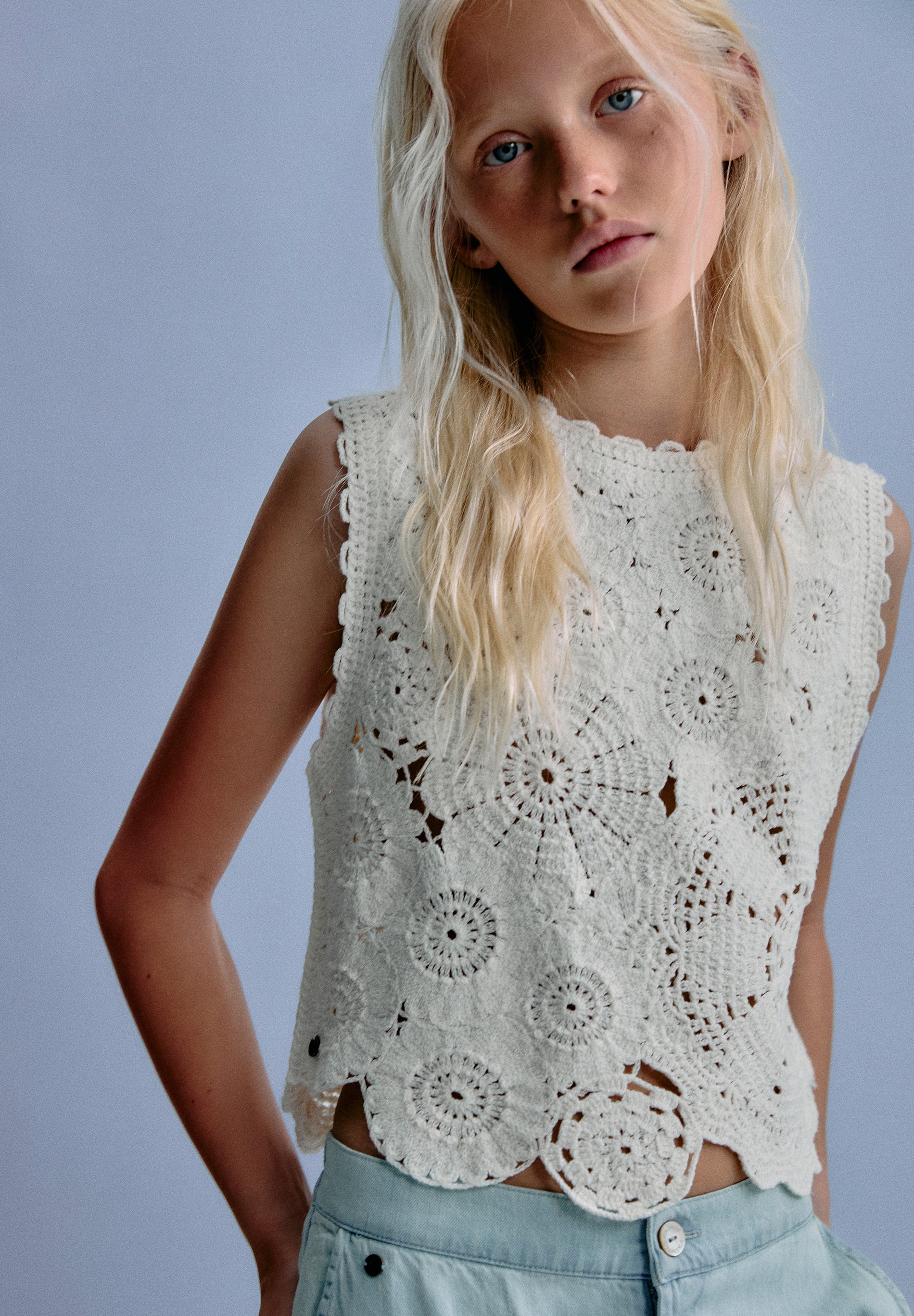 SCFLOWERS CROCHET TOP GIRLS