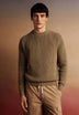 STRICKPULLOVER IM PERLSTRICK